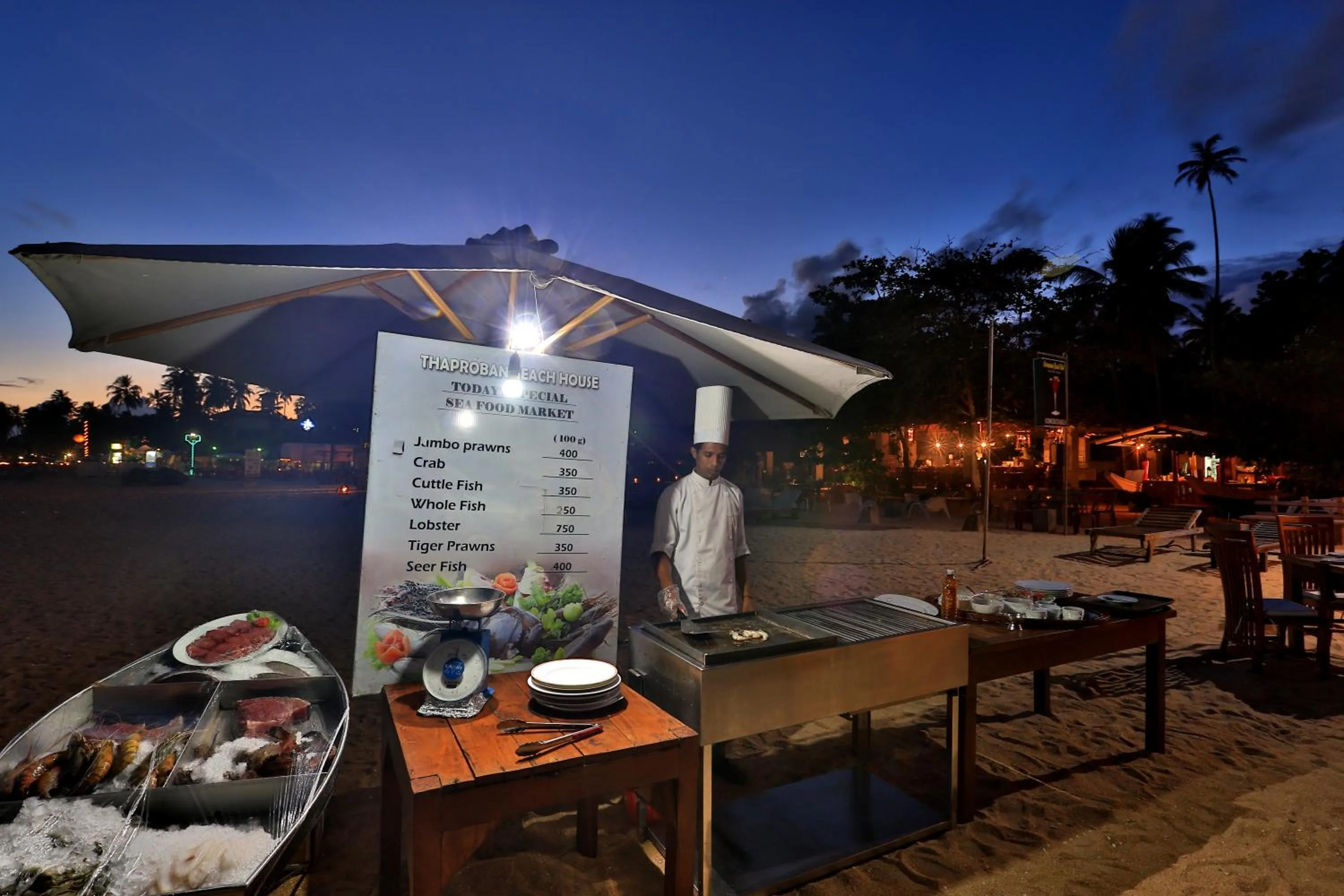 Restaurant/places to eat in Thaproban Beach House