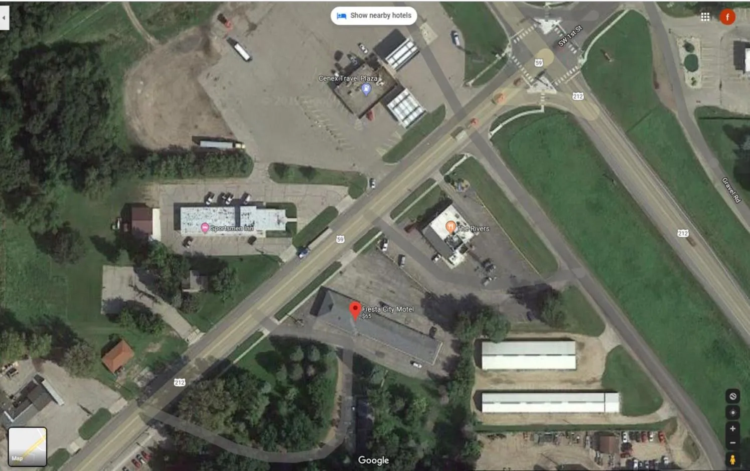 Bird's eye view in Fiesta City Motel