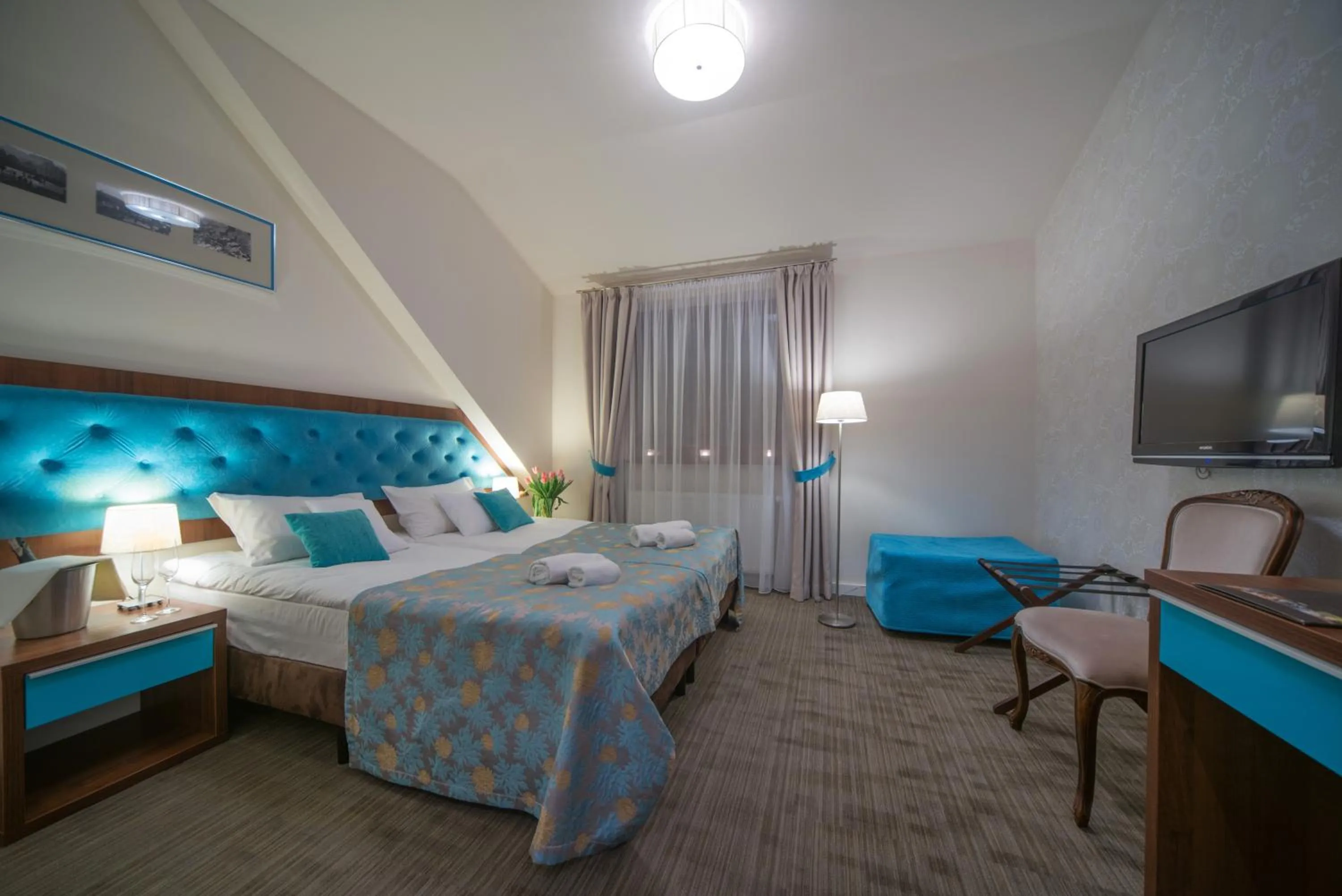 Photo of the whole room, Bed in Hotel Kazimierzówka