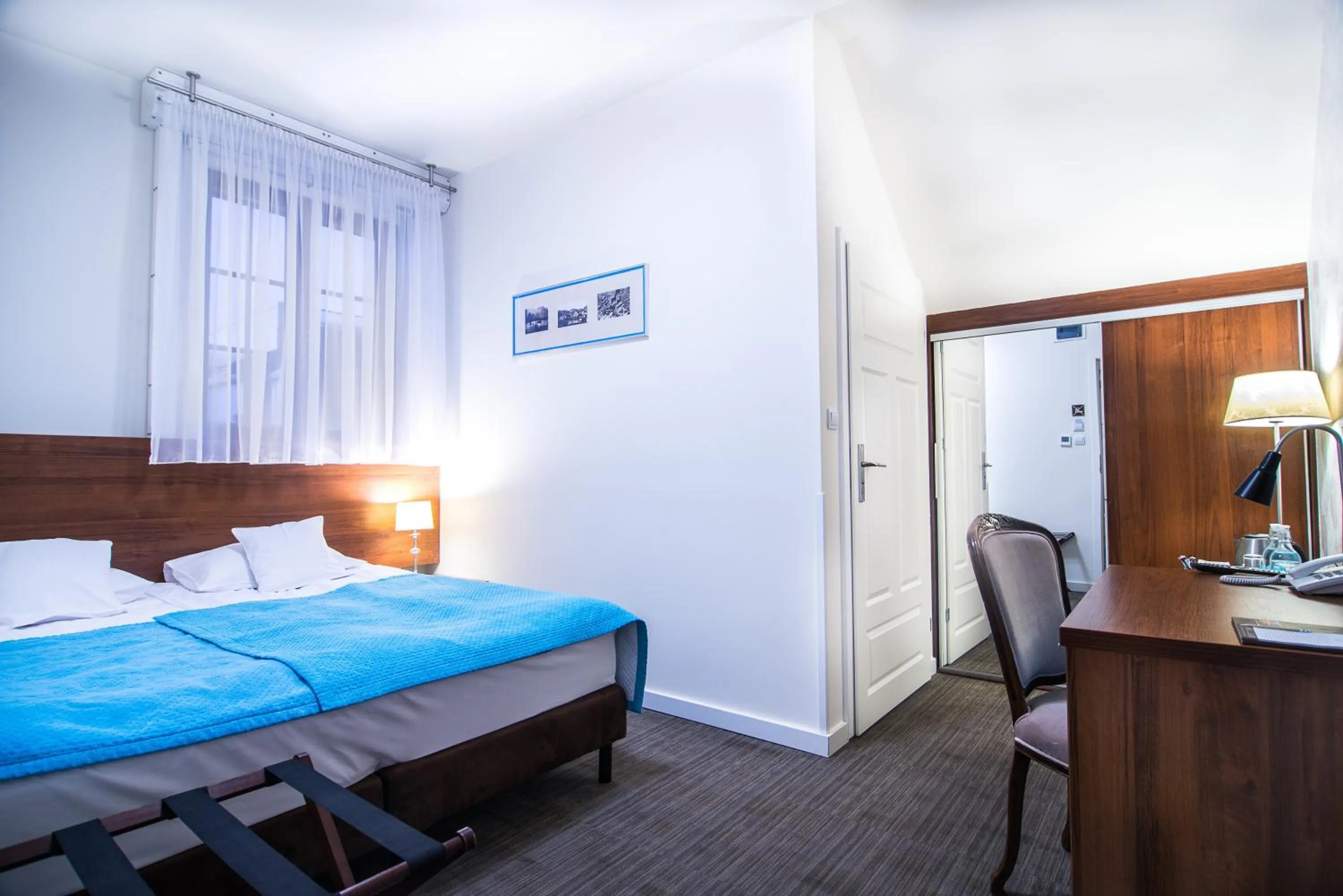 Bed in Hotel Kazimierzówka