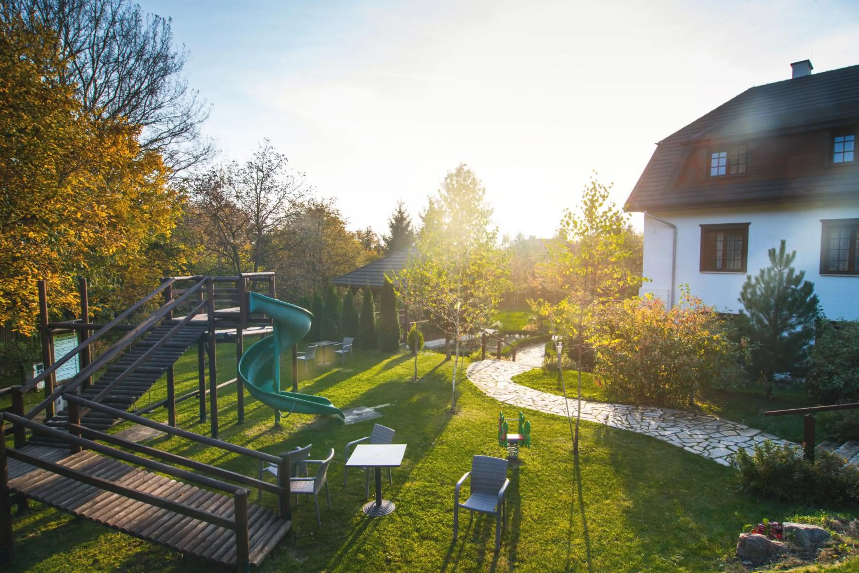 Garden view in Hotel Kazimierzówka