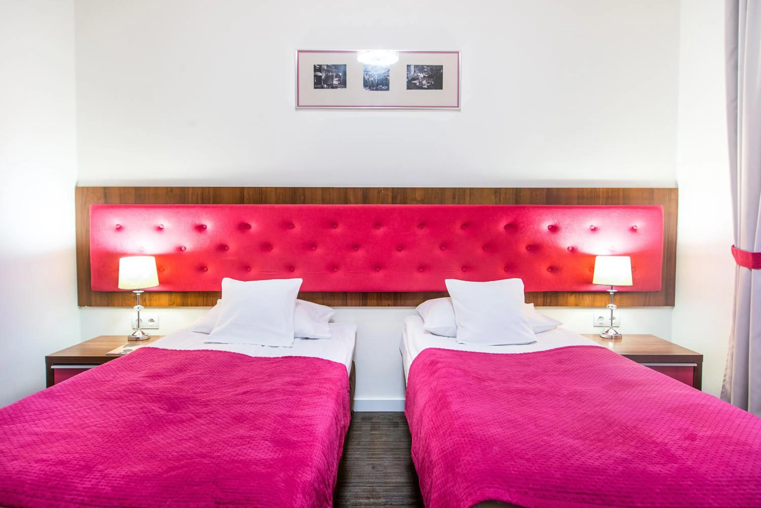 Bed in Hotel Kazimierzówka