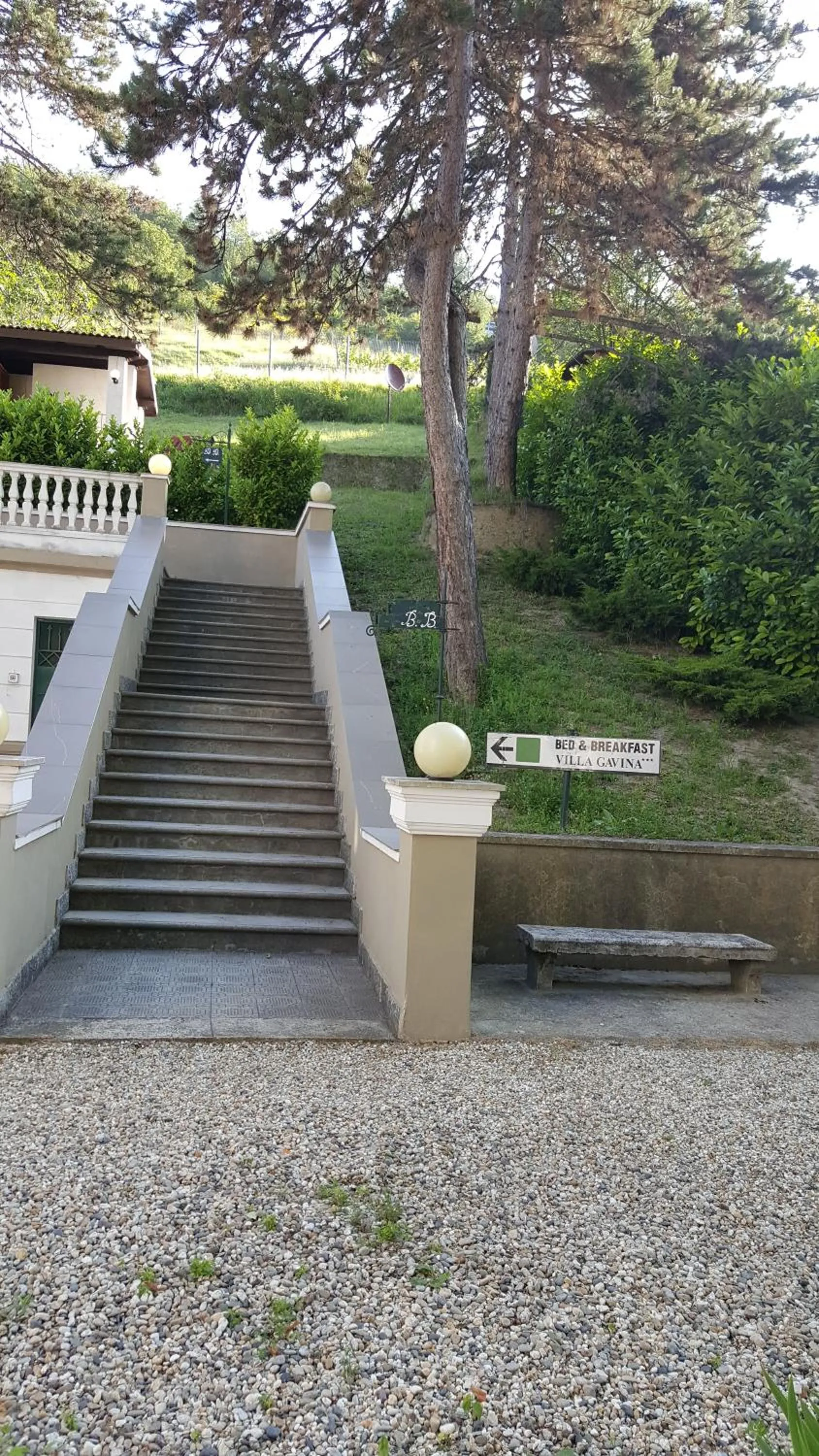 Facade/entrance in B&B Villa Gavina