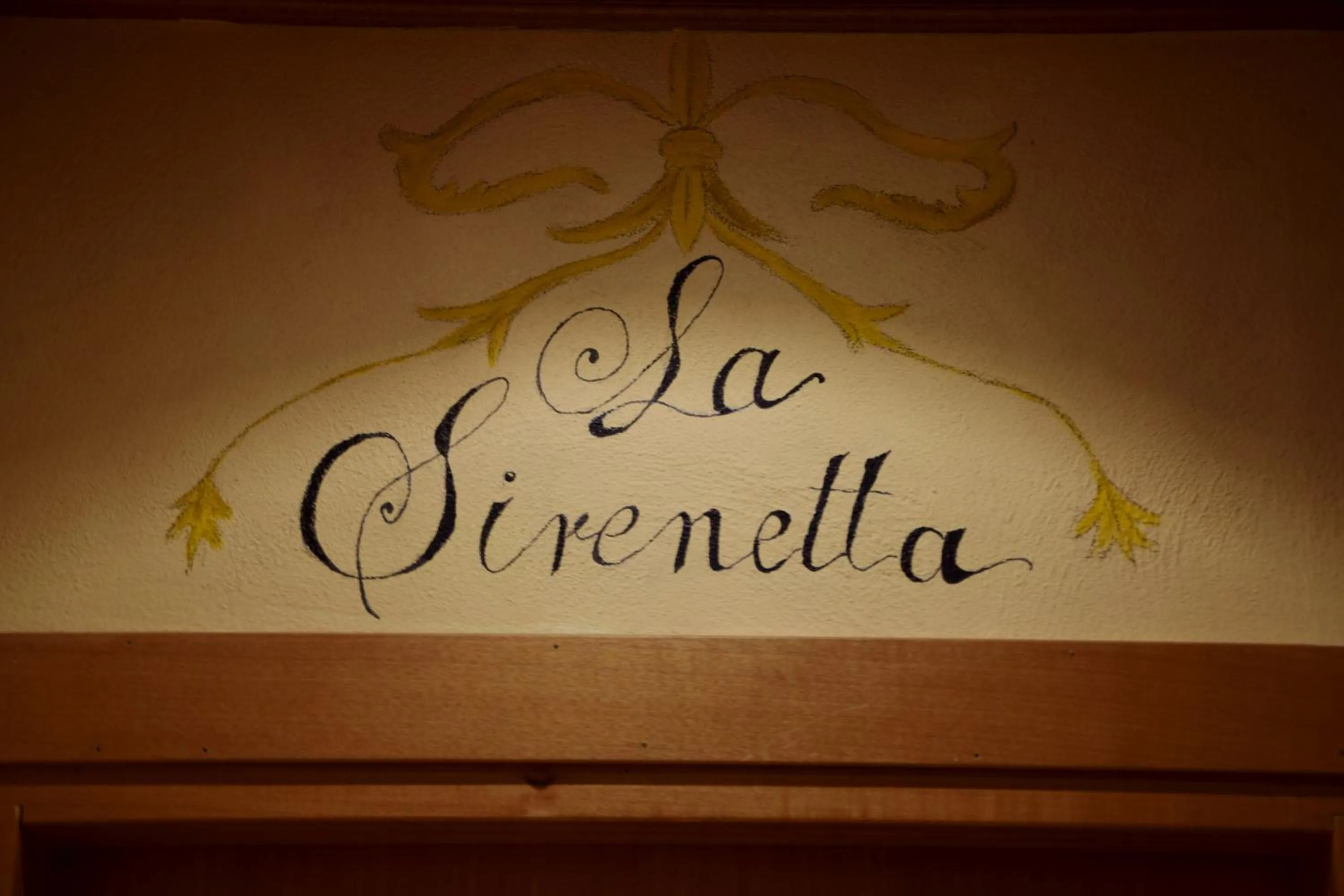 Decorative detail in B&B Villa Gavina