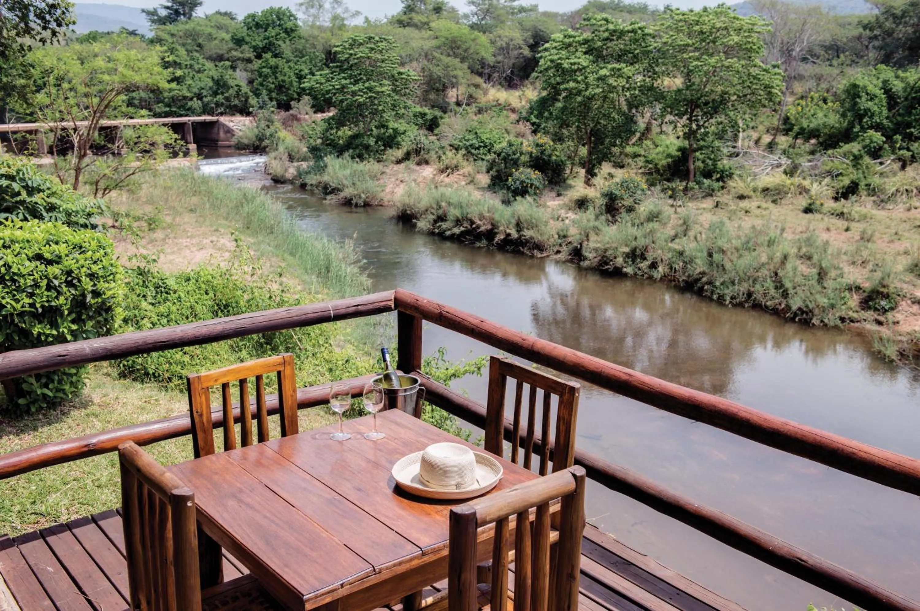 Patio in Hippo Hollow Country Estate