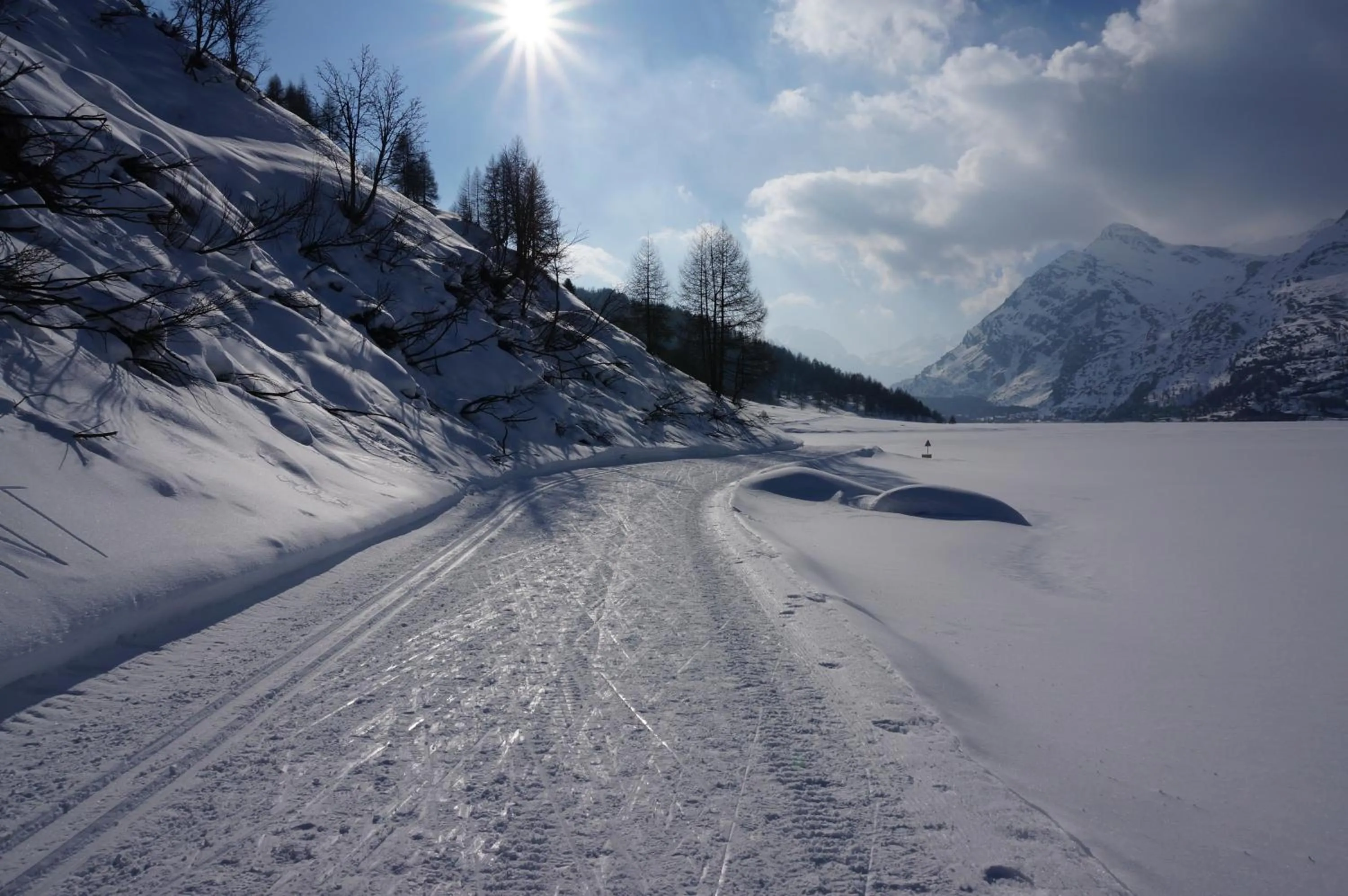 Natural landscape in Hotel Ristorante Lagrev