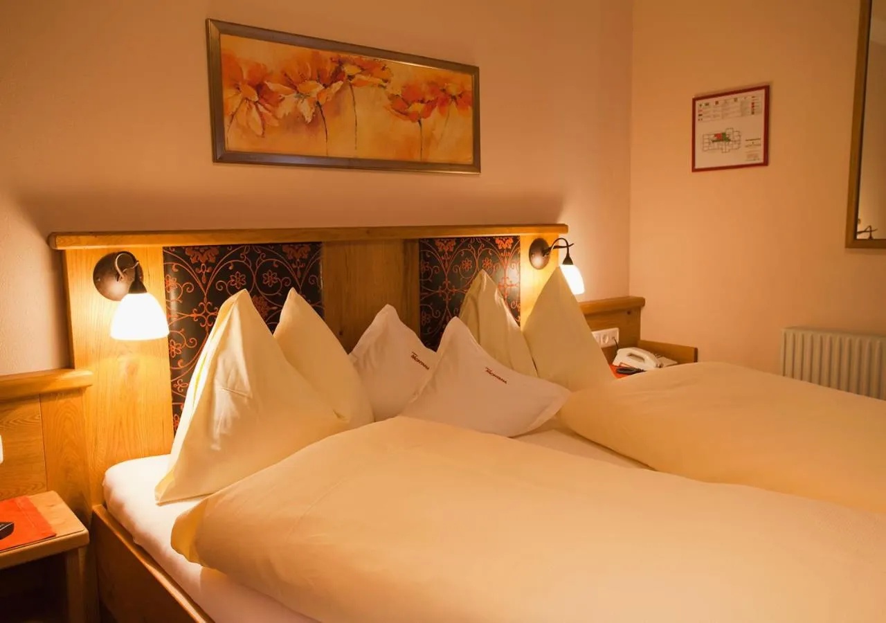 Bed in Wellness-Aparthotel Montana