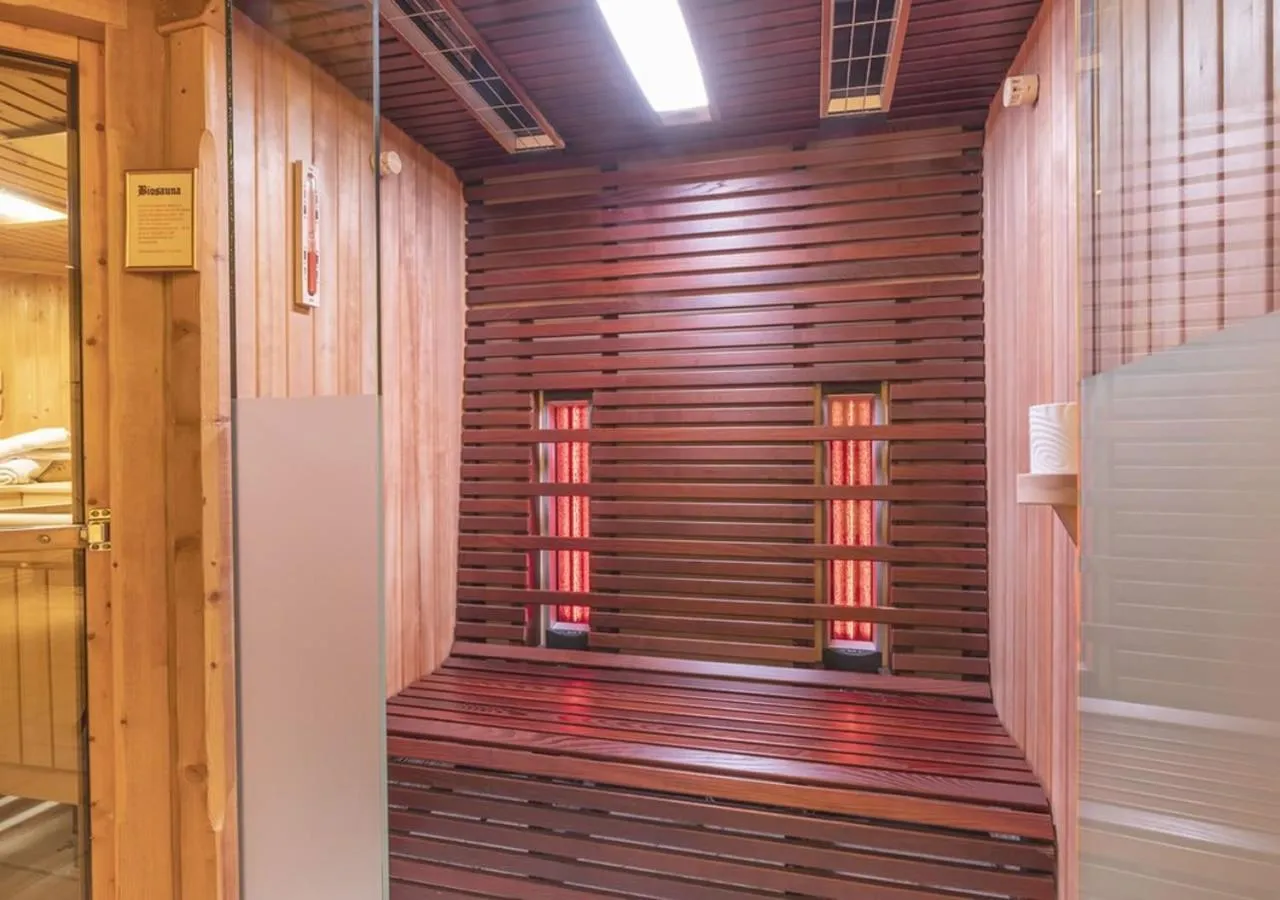 Steam room in Wellness-Aparthotel Montana