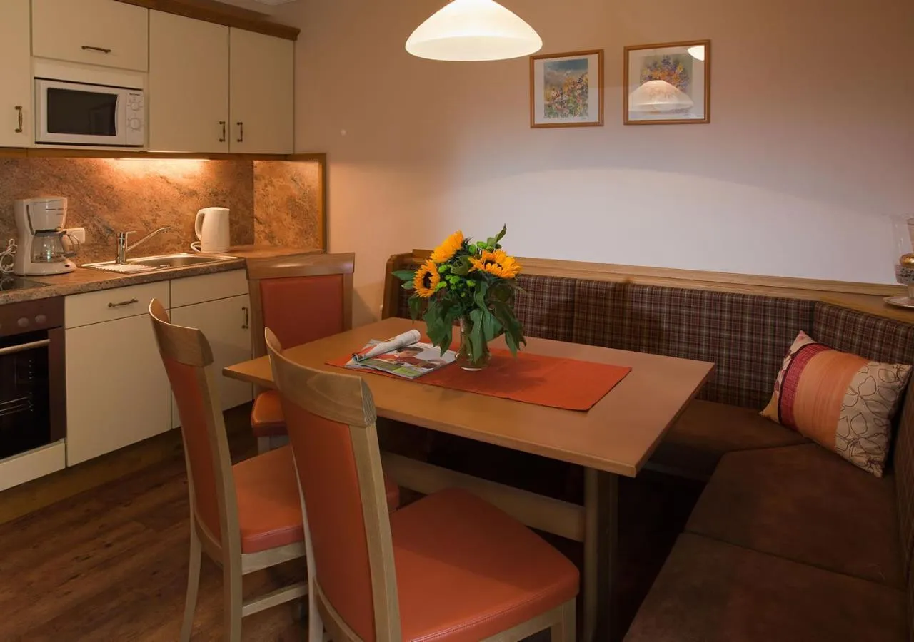 Kitchen or kitchenette in Wellness-Aparthotel Montana