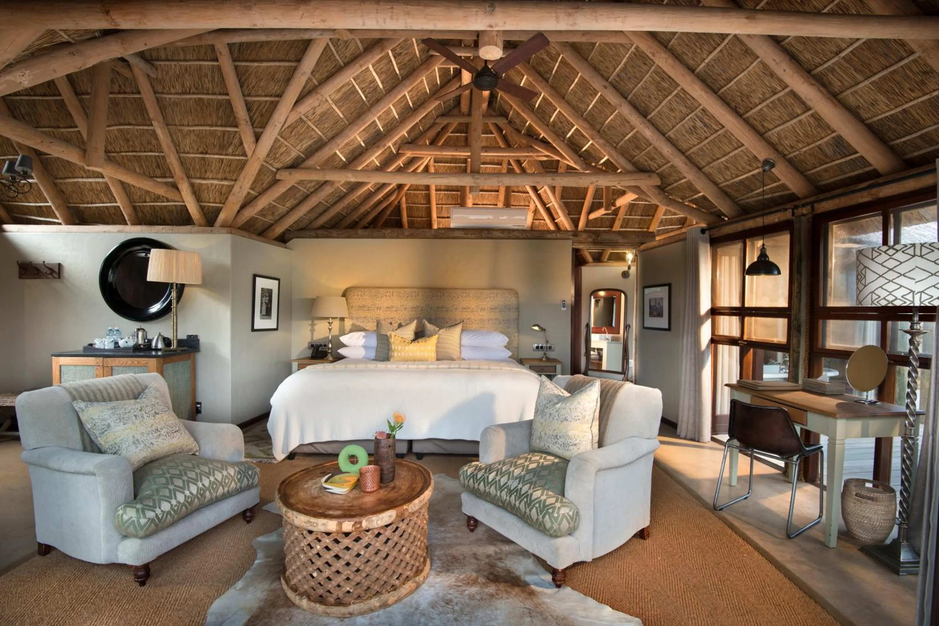 Bed in Kwandwe Private Game Reserve - Great Fish River Lodge