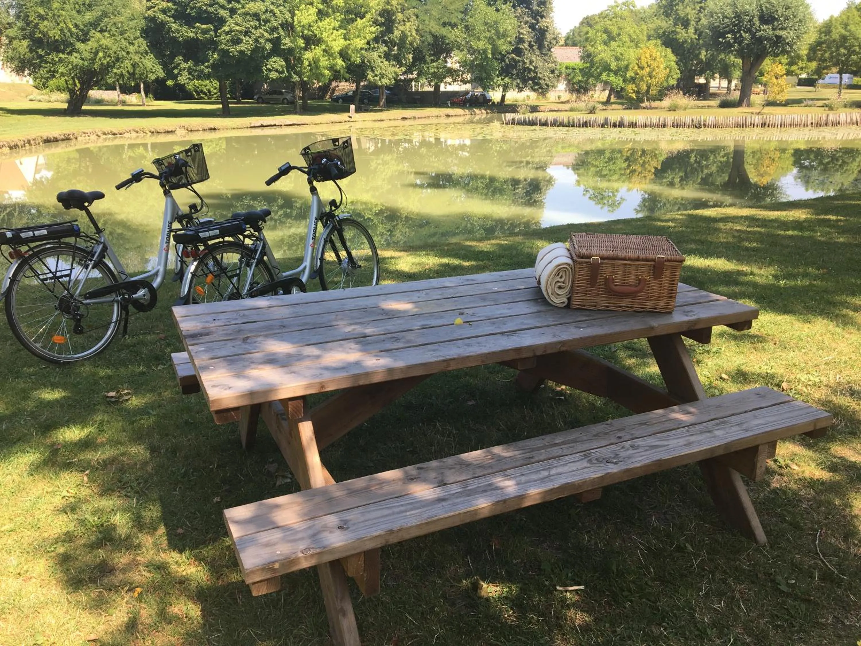 Cycling in La Ferme Blanche