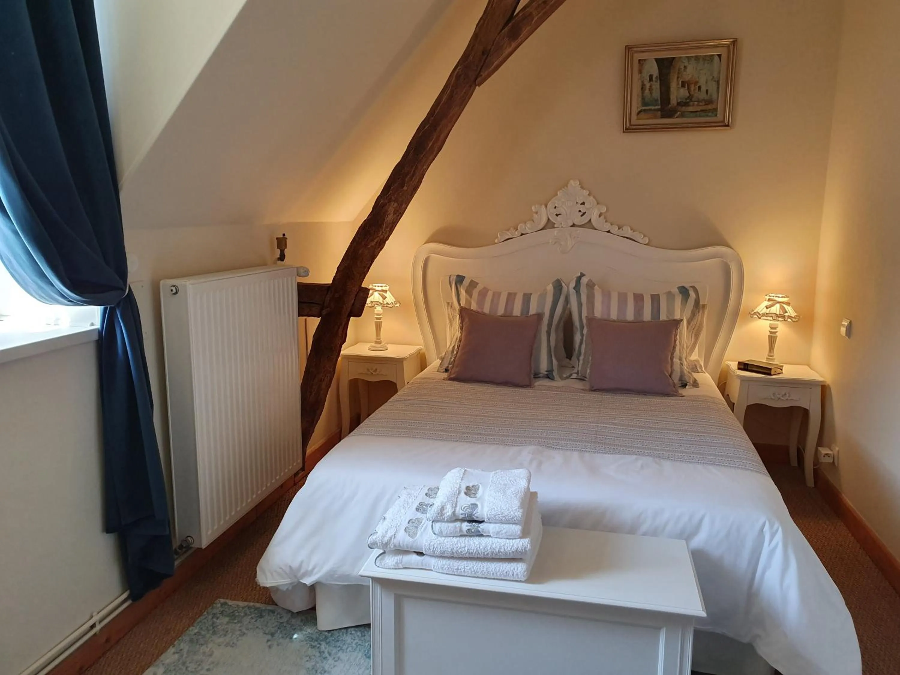 Property building, Bed in La Ferme Blanche