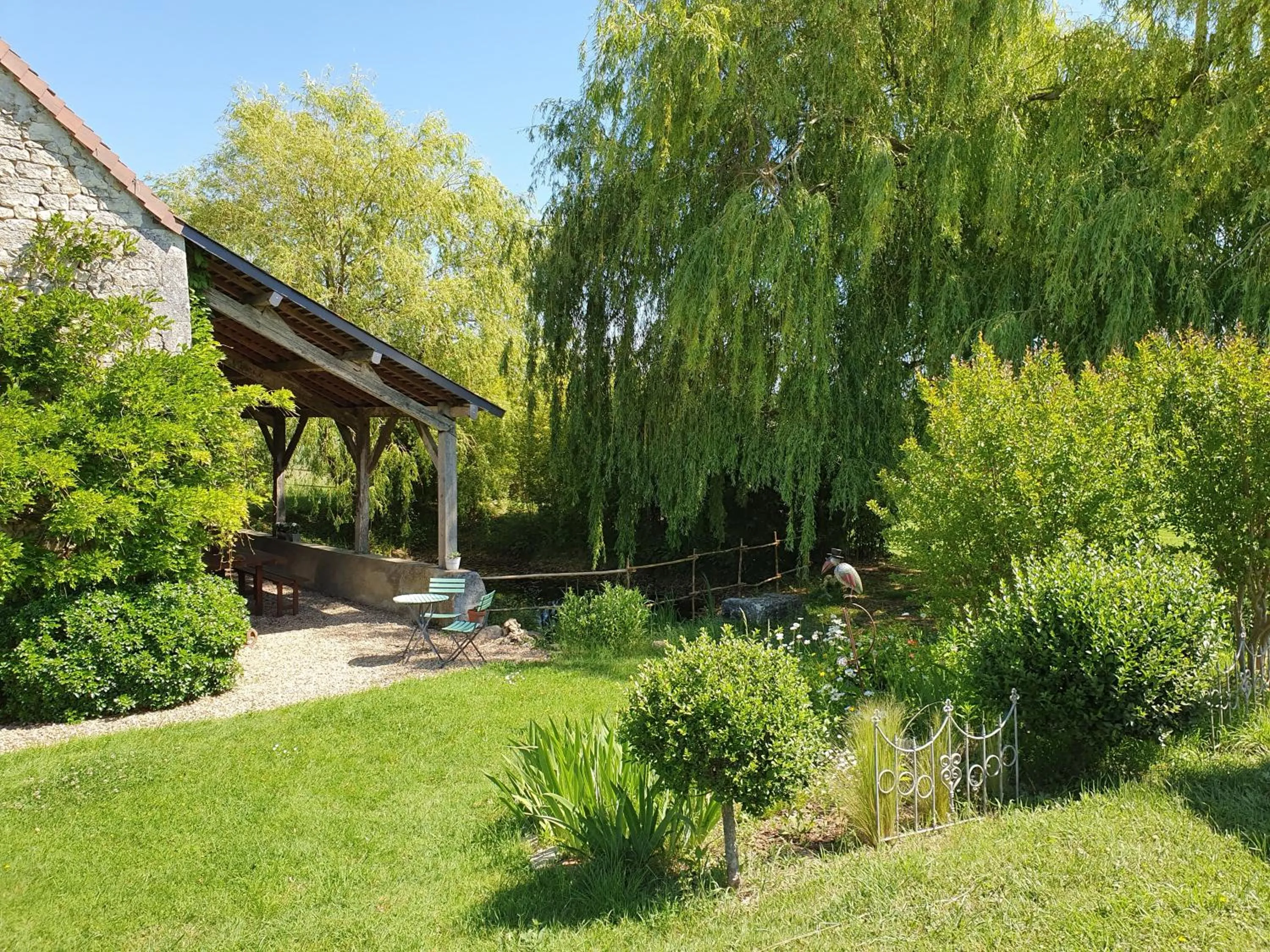 Garden in La Ferme Blanche