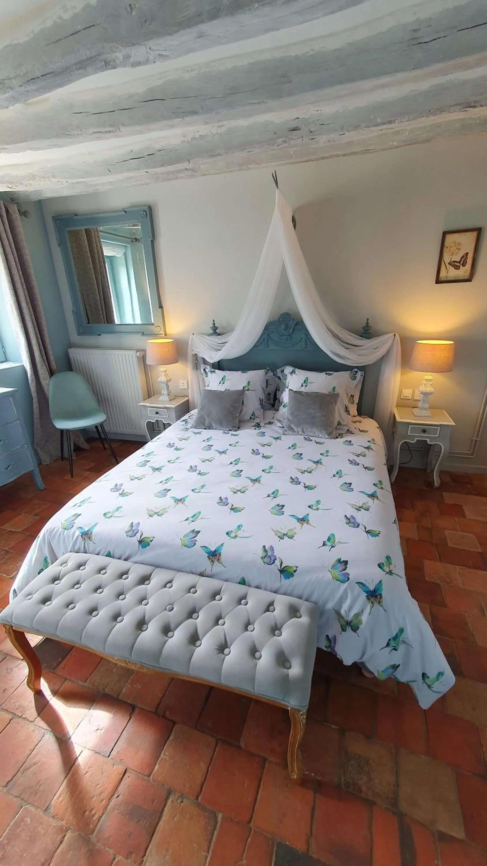 Property building, Bed in La Ferme Blanche