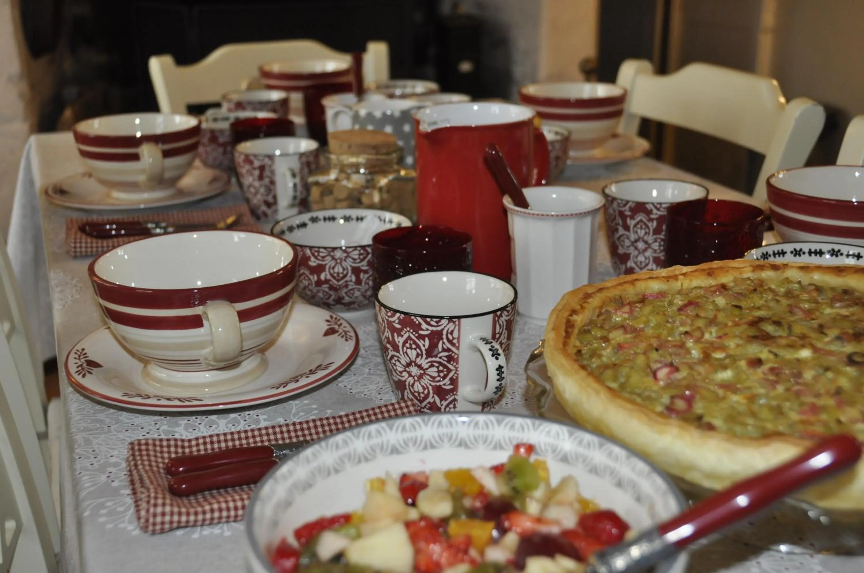 Breakfast in La Ferme Blanche