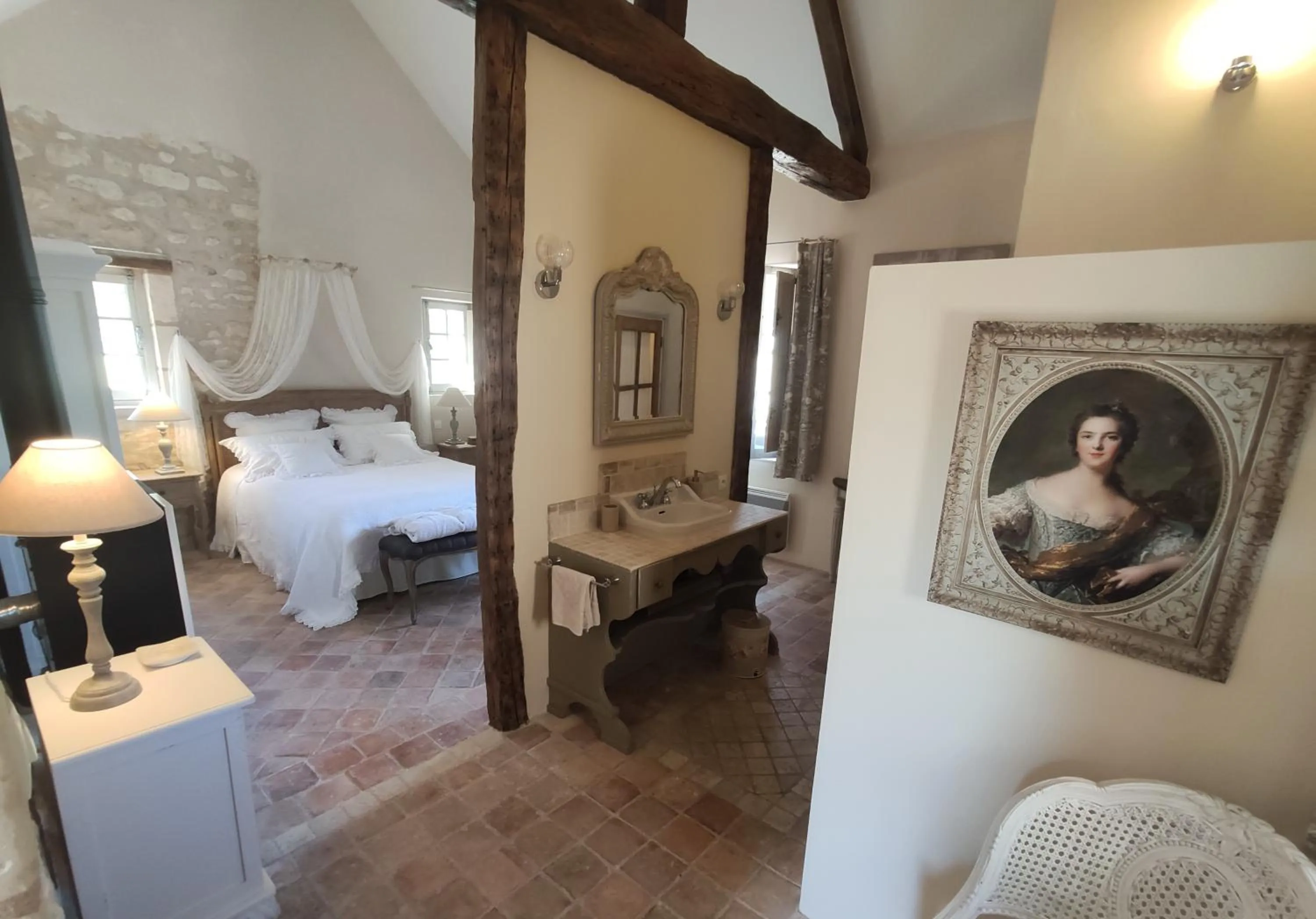 Photo of the whole room, Bed in La Ferme Blanche