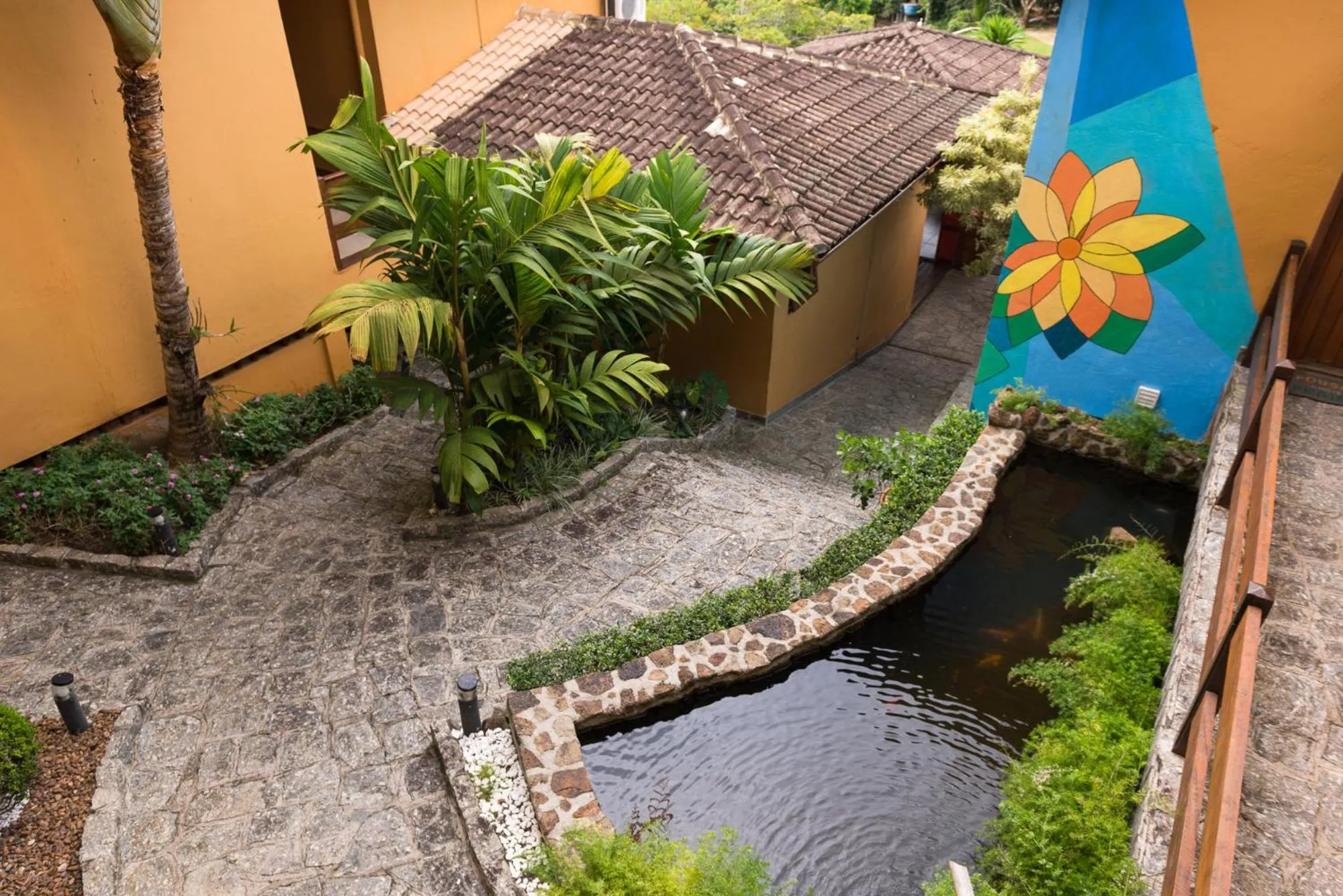 Garden view in Pousada Ilhote da Prainha