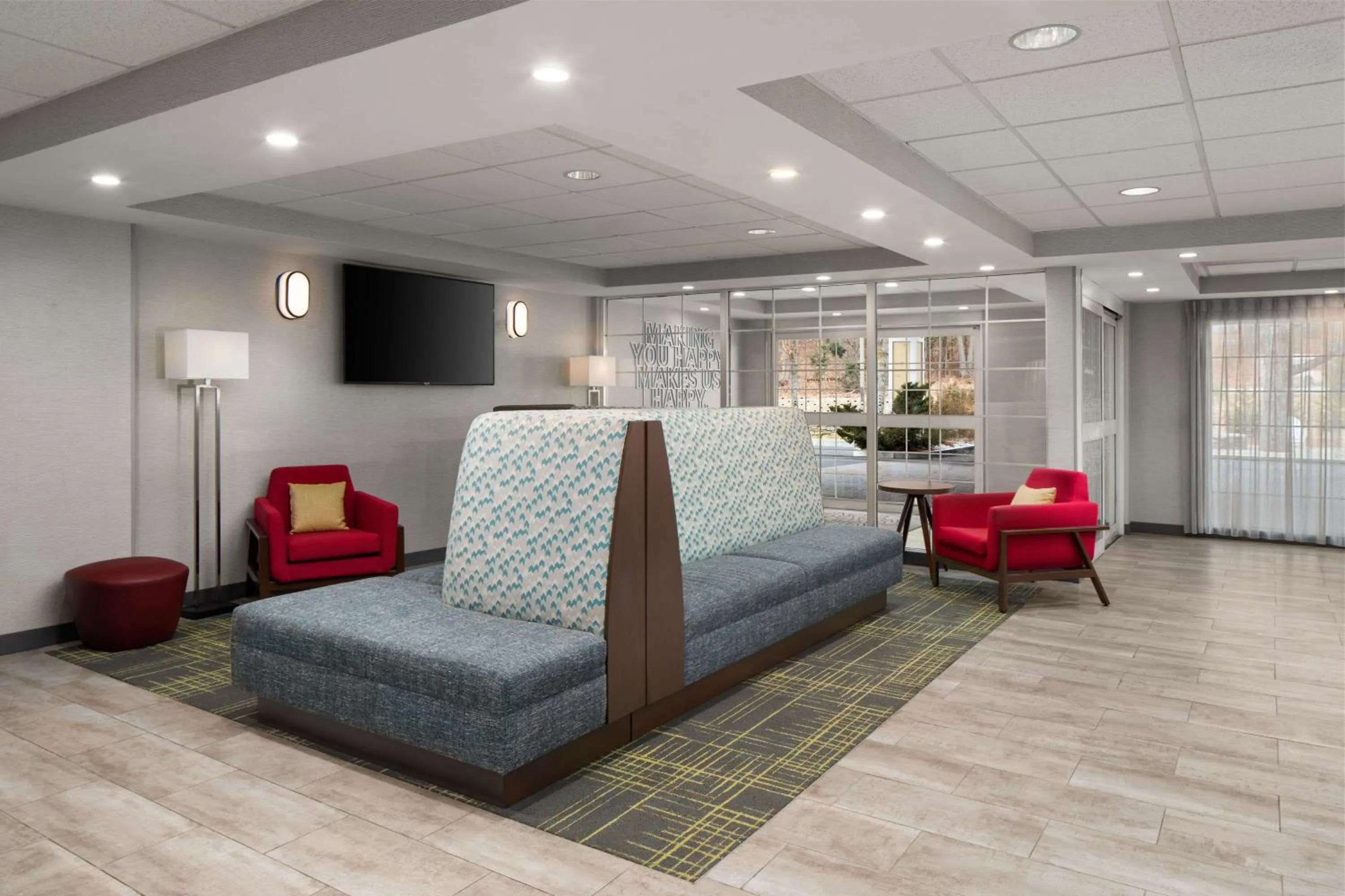 Lobby or reception in Hampton Inn Sturbridge