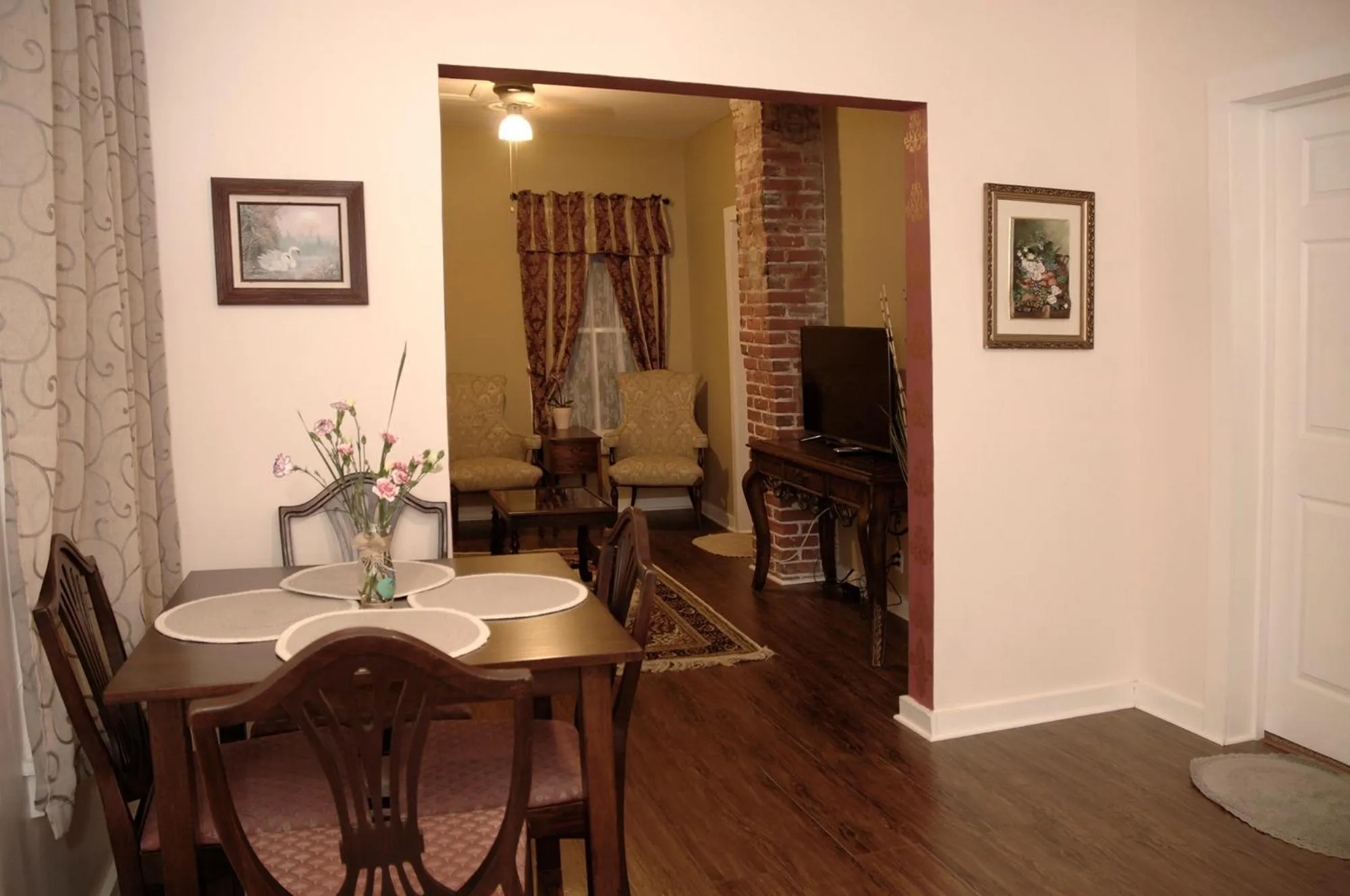 Dining area in Historic Luxury Two Bedroom Apartment