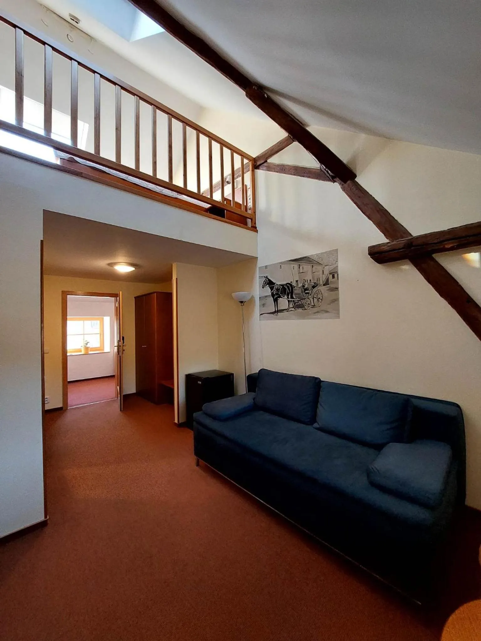 Seating area in Hotel Čertousy