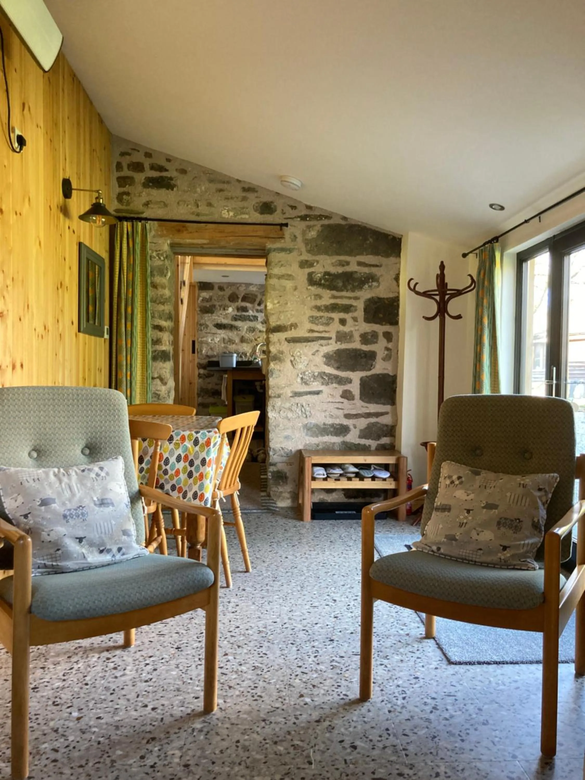 Living room in The Rowe House