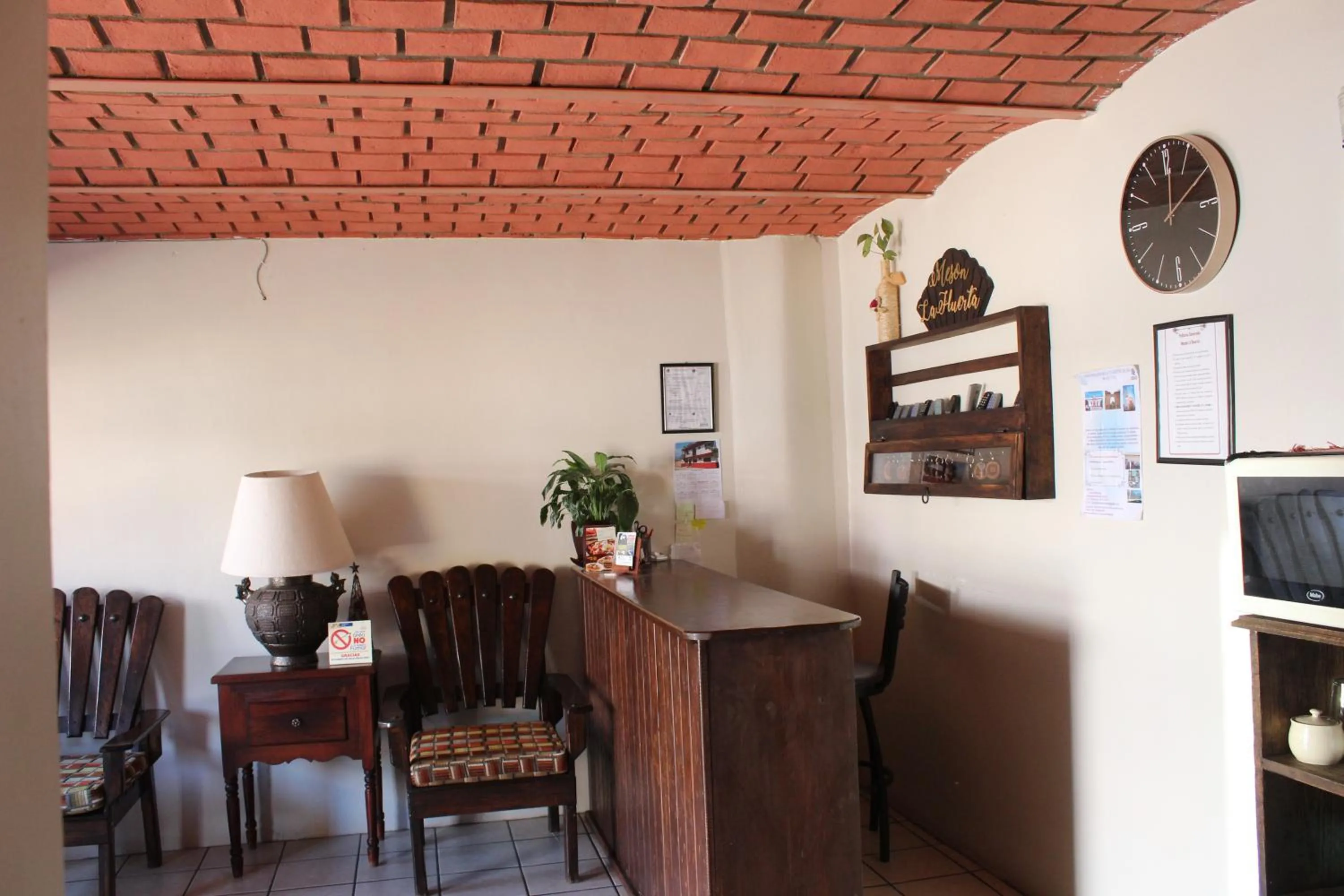 Lobby or reception in Meson La Huerta