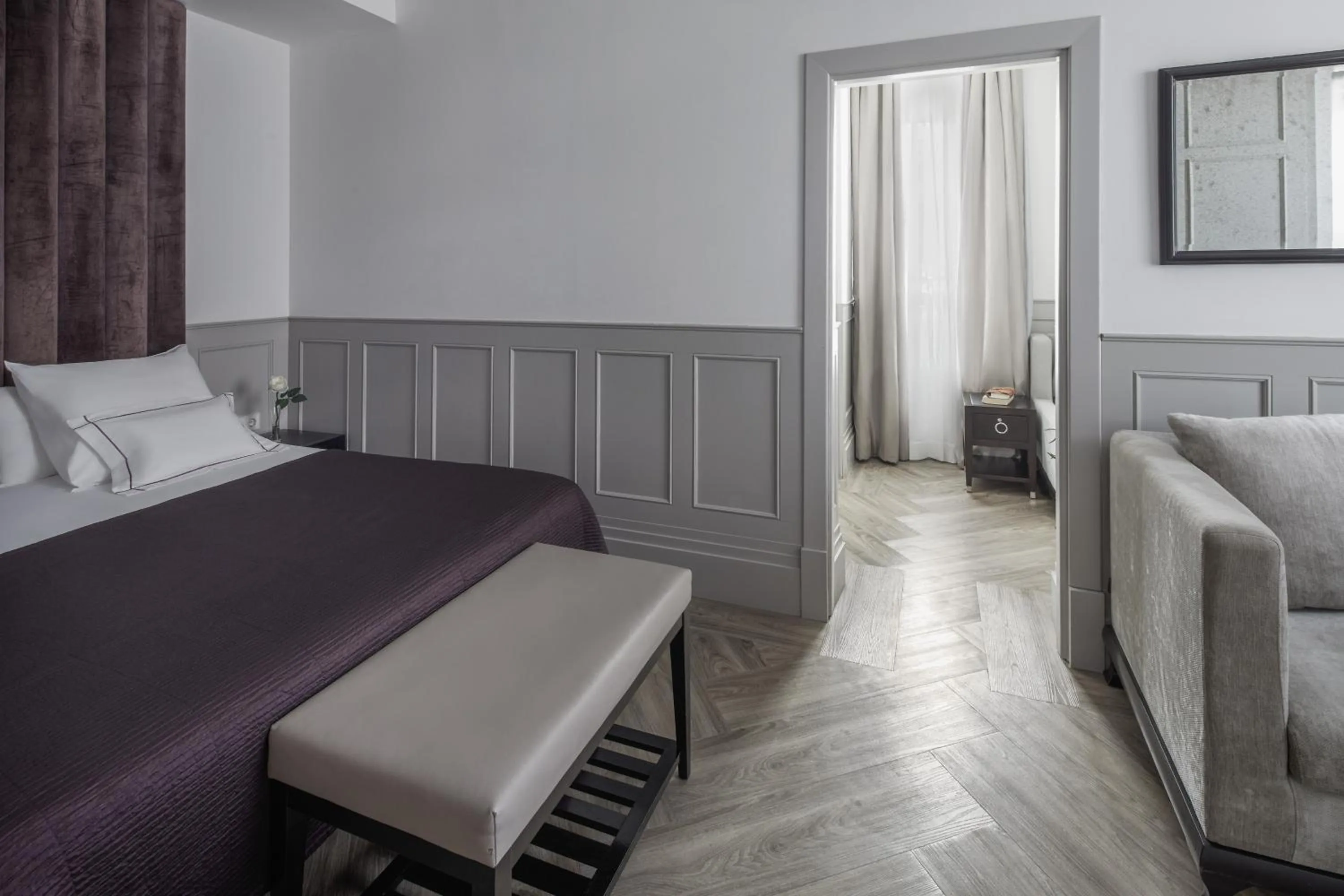 Bedroom, Bed in Hotel MiM Ibiza & Spa - Adults Only