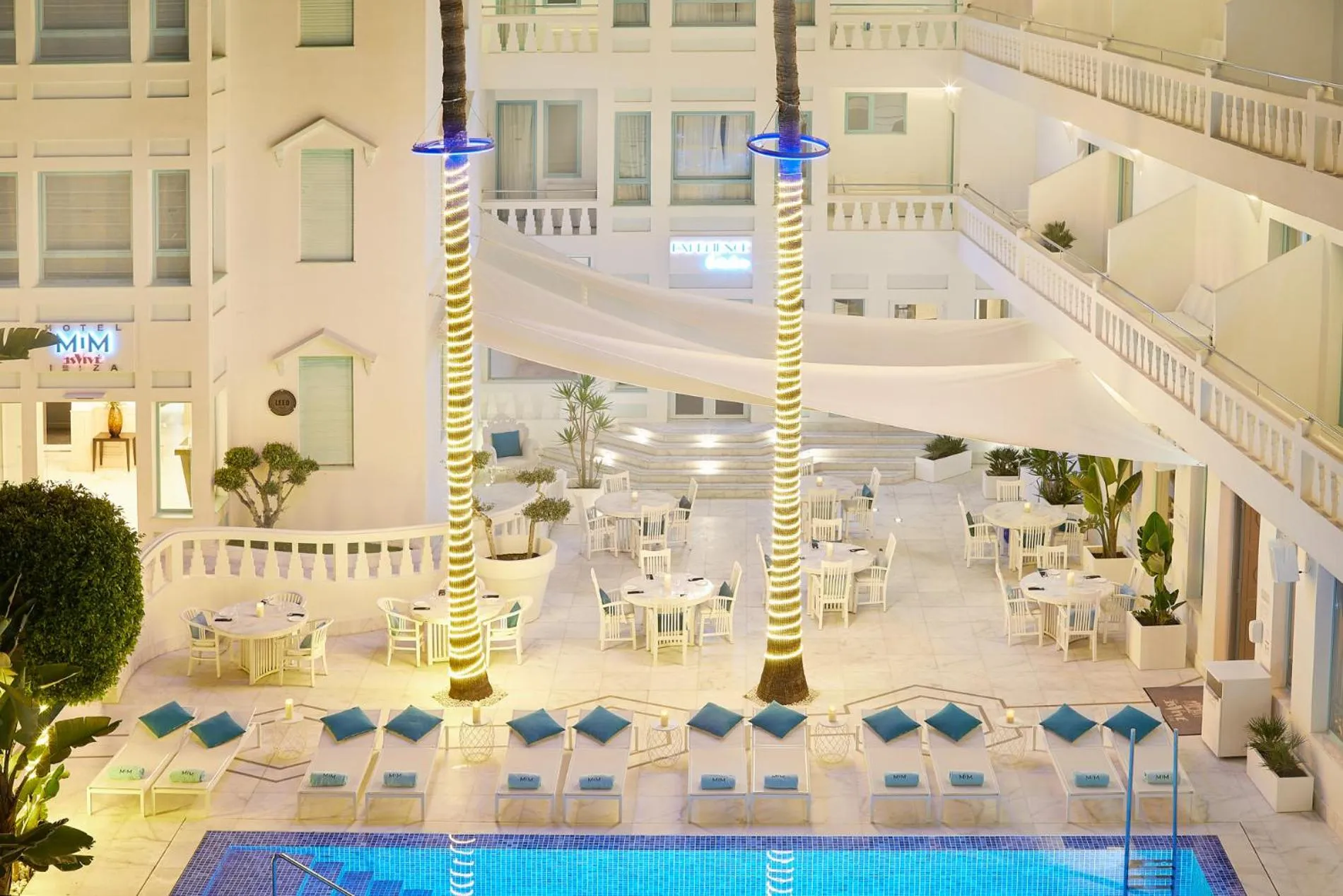 Pool view in Hotel MiM Ibiza & Spa - Adults Only