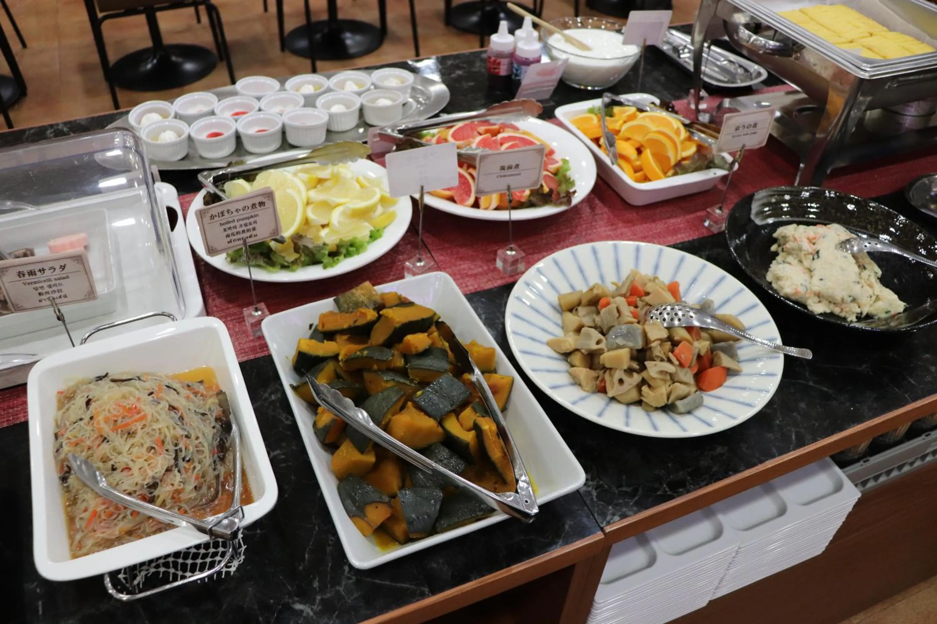 Buffet breakfast in Hotel Raffinato Sapporo