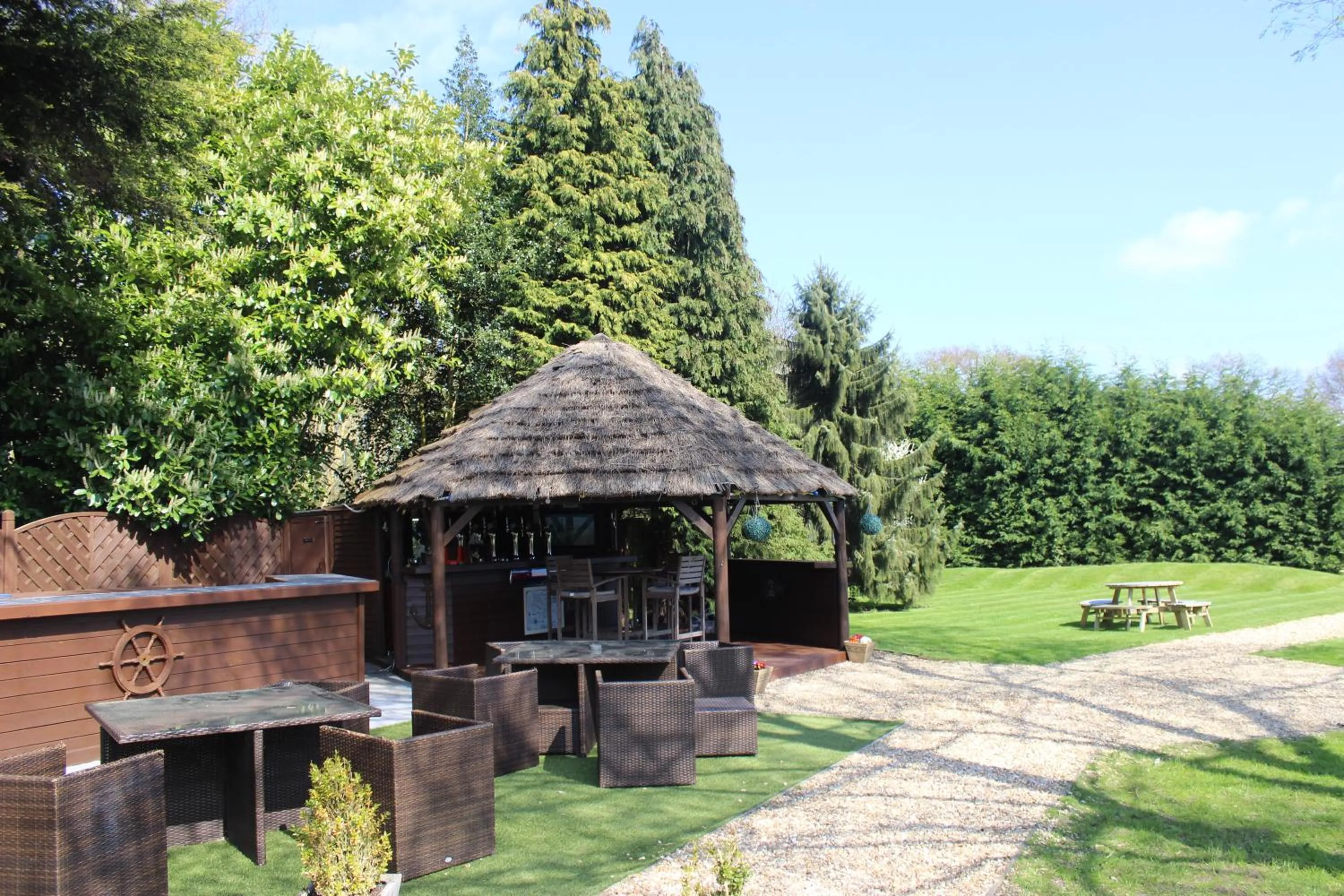 Garden in The Limes Country Lodge Hotel & Admiral Restaurant