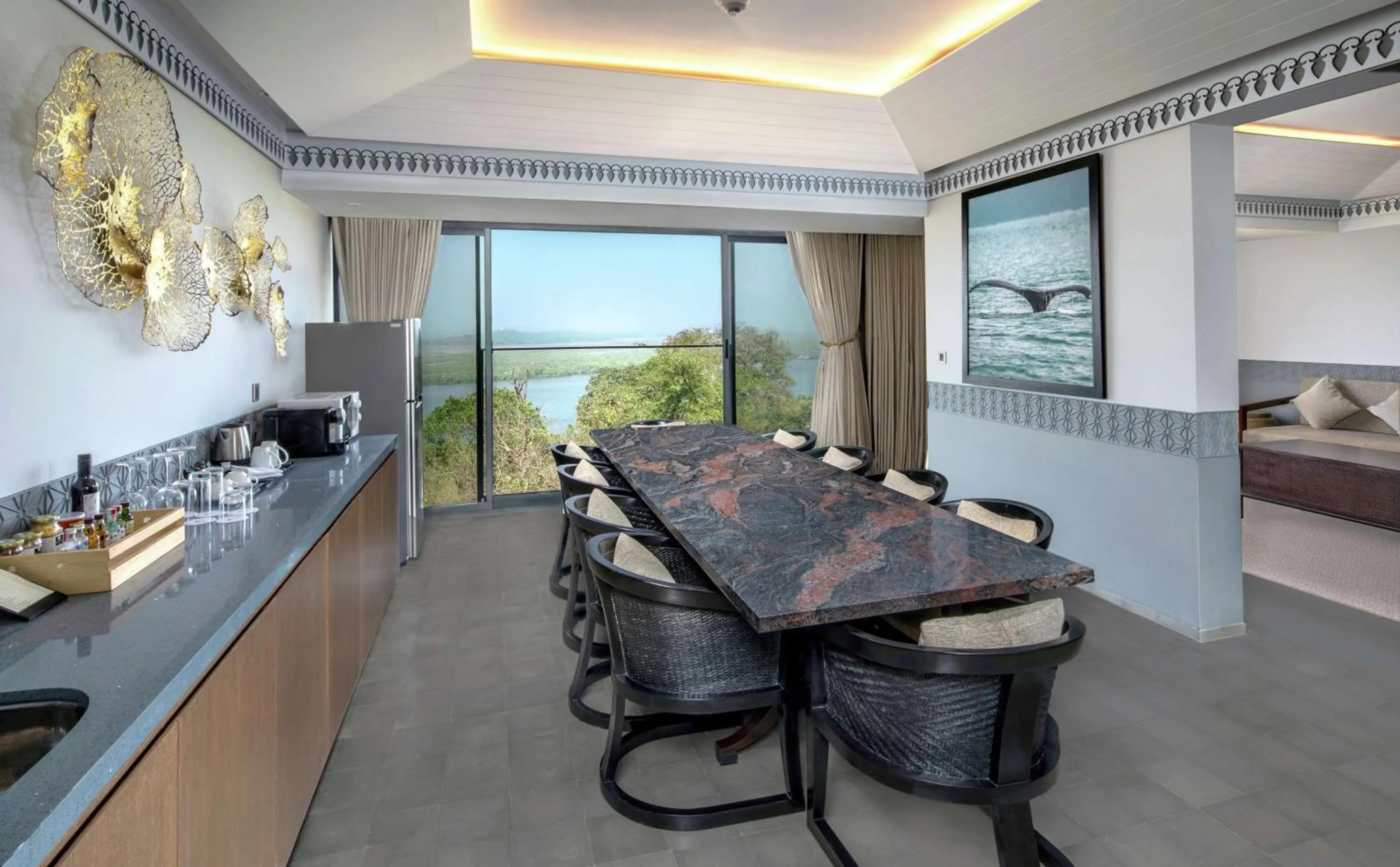 Living room in DoubleTree by Hilton Goa - Panaji