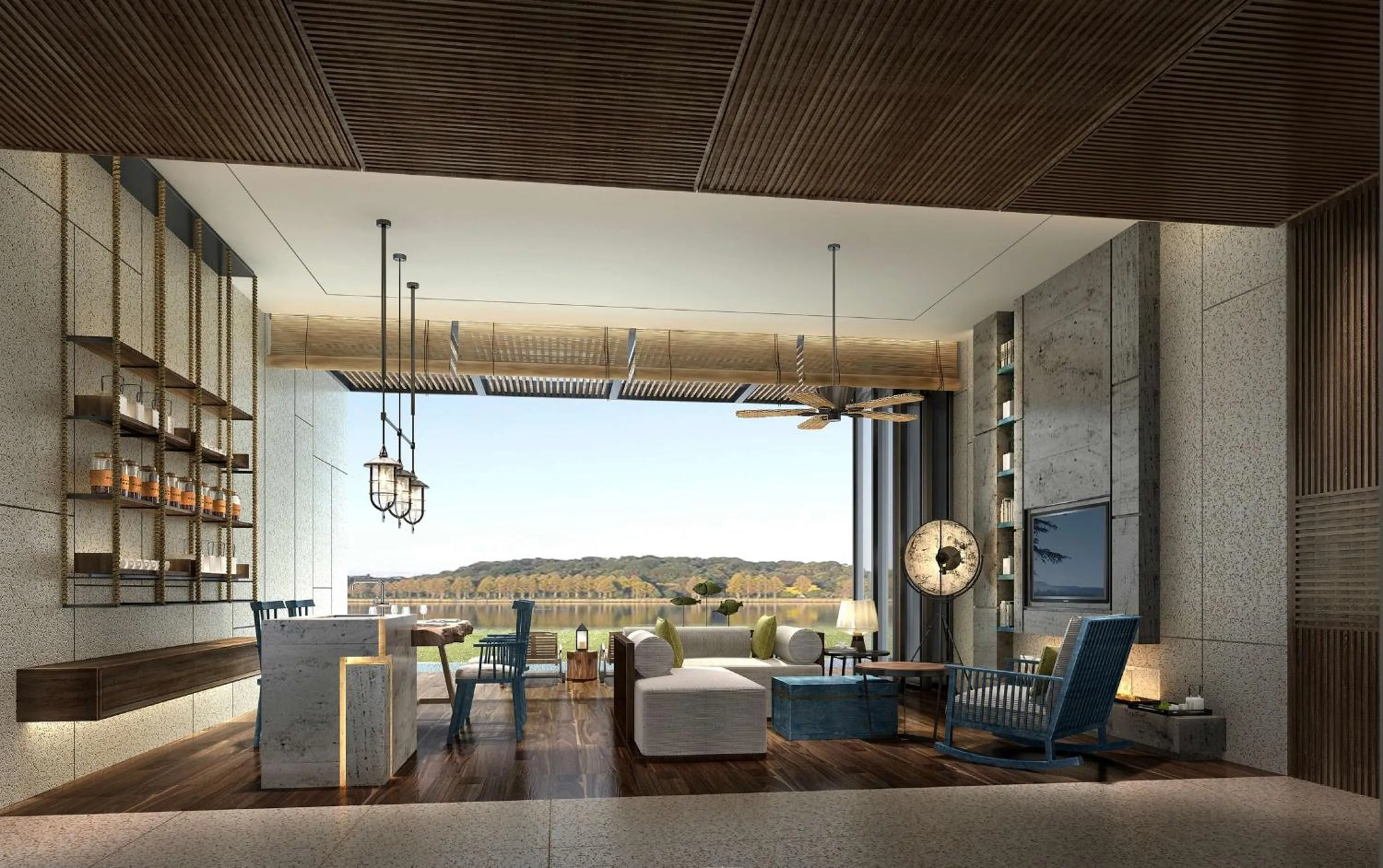 Living room in Doubletree Resort By Hilton Hainan - Xinglong Lakeside