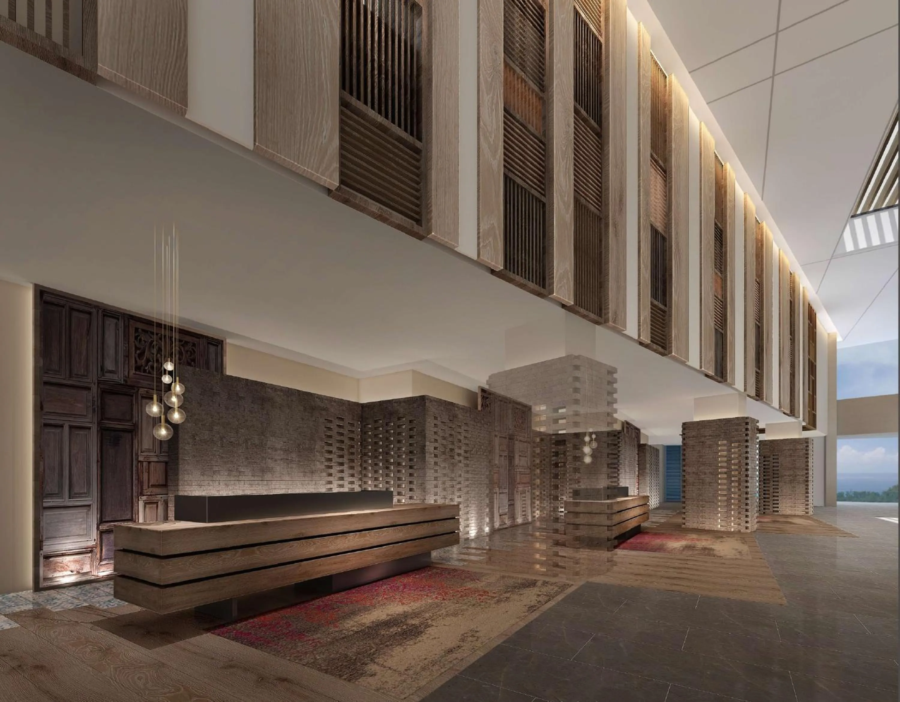 Lobby or reception in Doubletree Resort By Hilton Hainan - Xinglong Lakeside