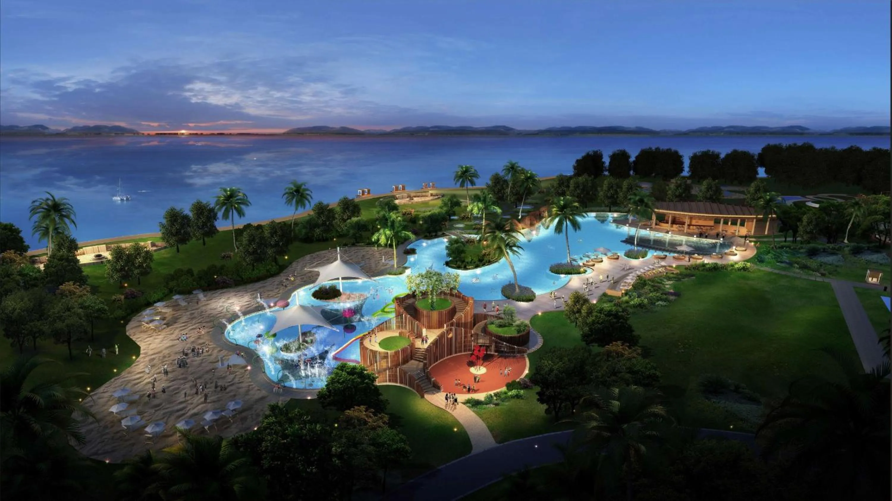Pool view in Doubletree Resort By Hilton Hainan - Xinglong Lakeside