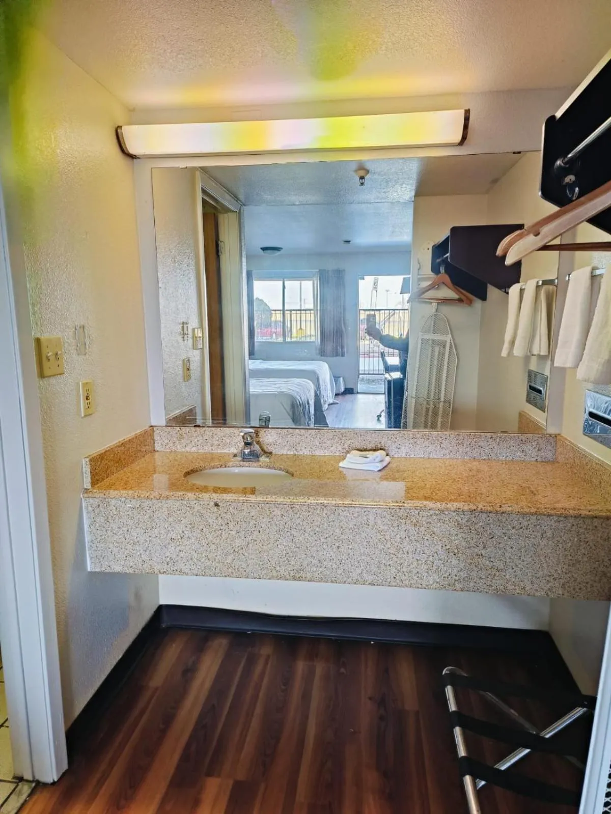 Bathroom in Travelers inn by OYO Wichita Falls