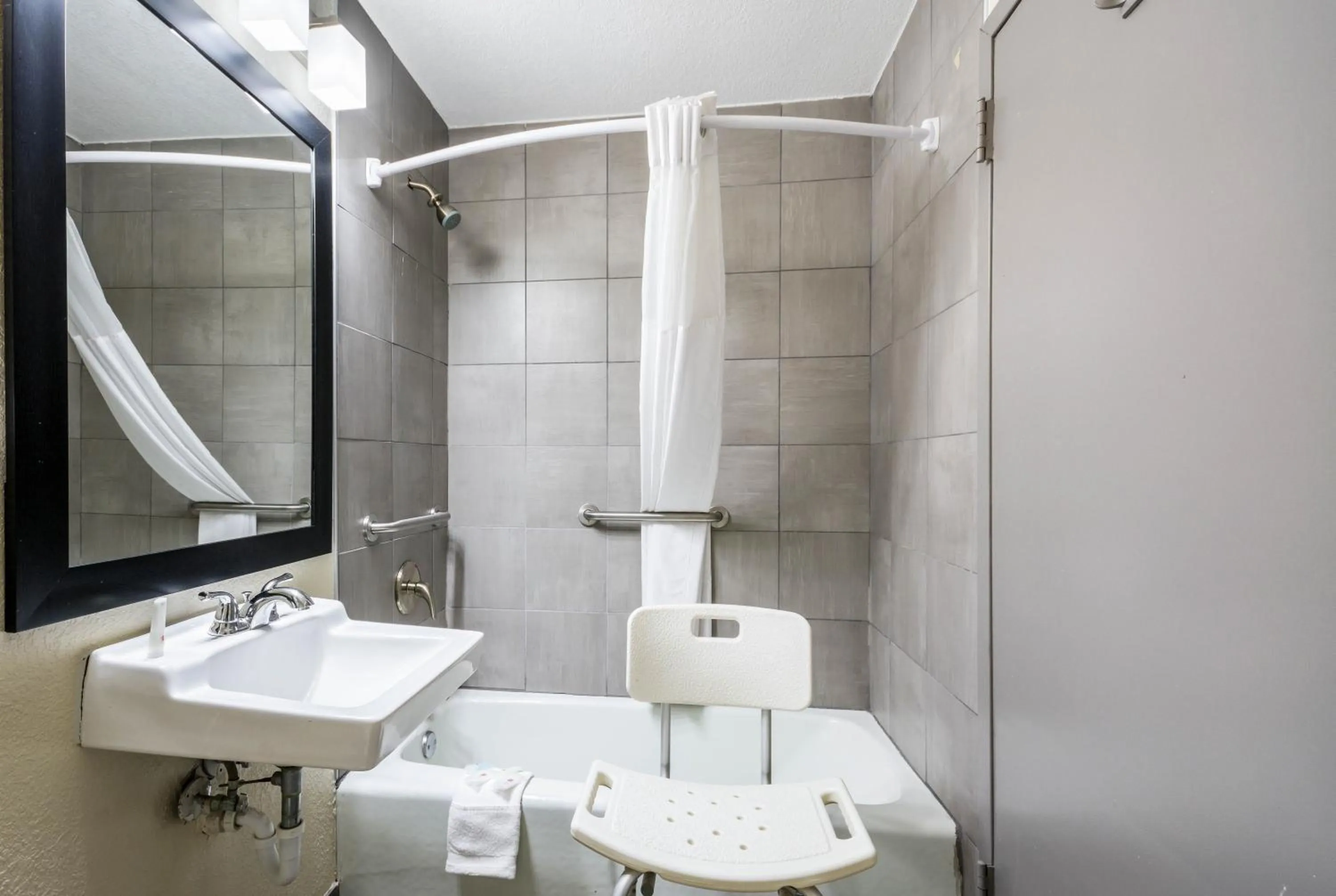 Bathroom in Days Inn by Wyndham Oklahoma City Bricktown