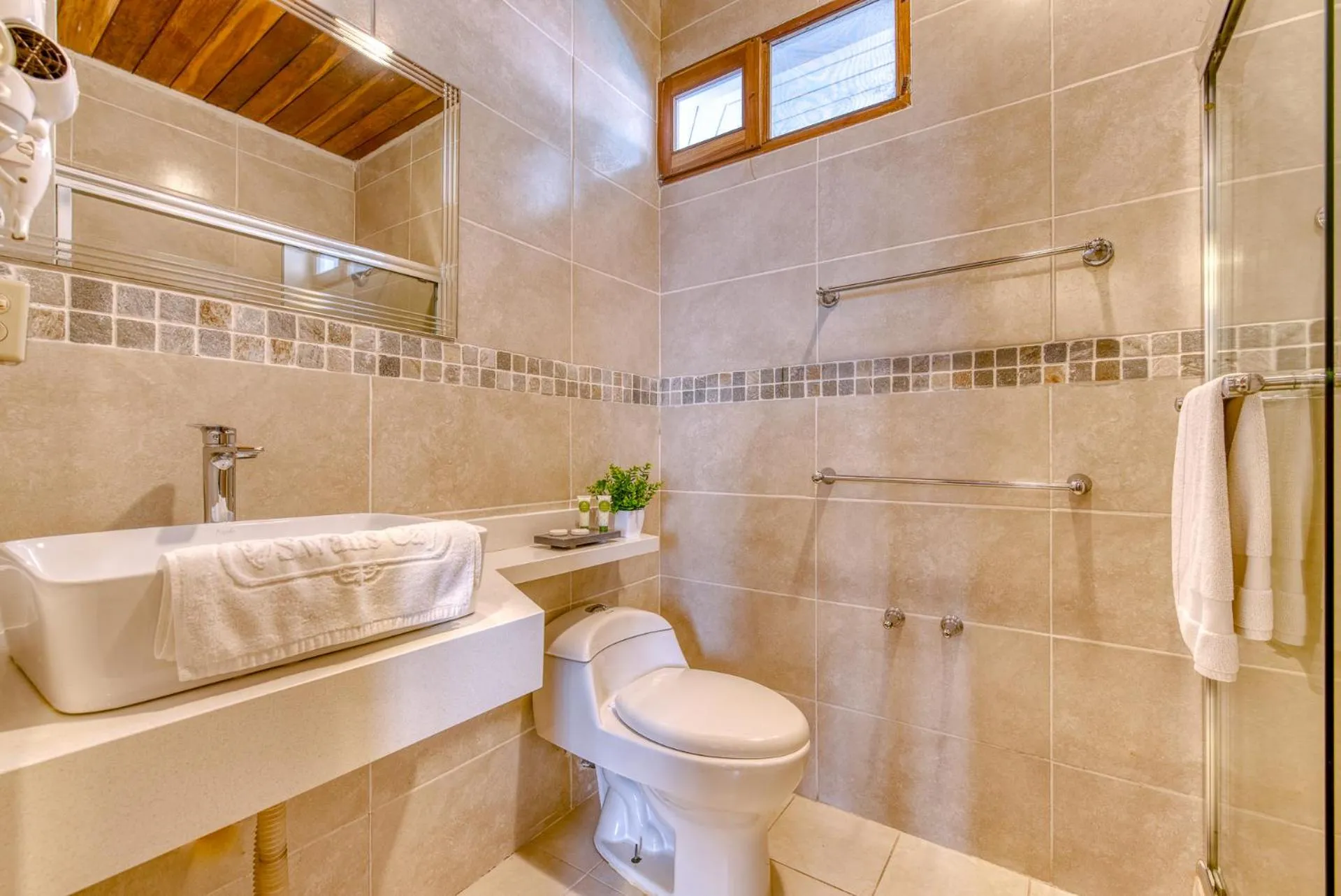 Toilet in Swans Cay Hotel