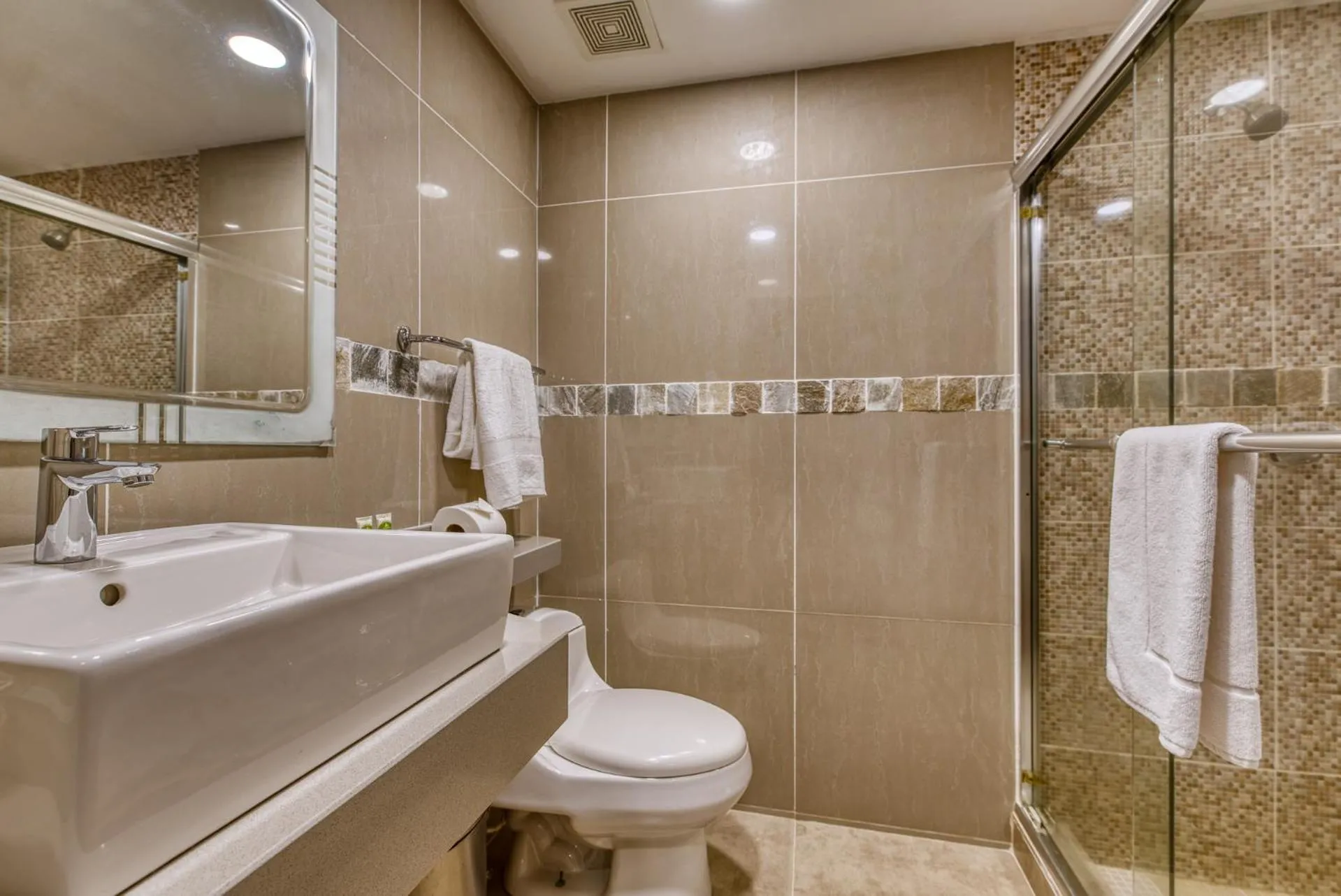 Toilet in Swans Cay Hotel