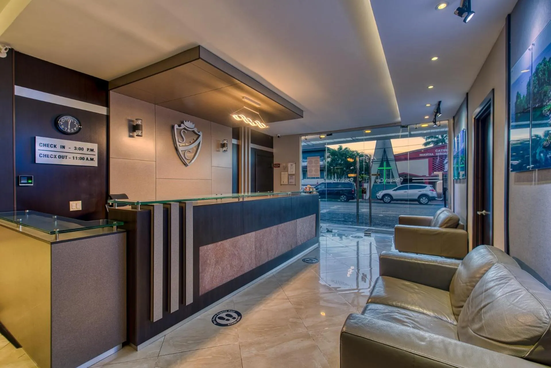 Property building in Swans Cay Hotel
