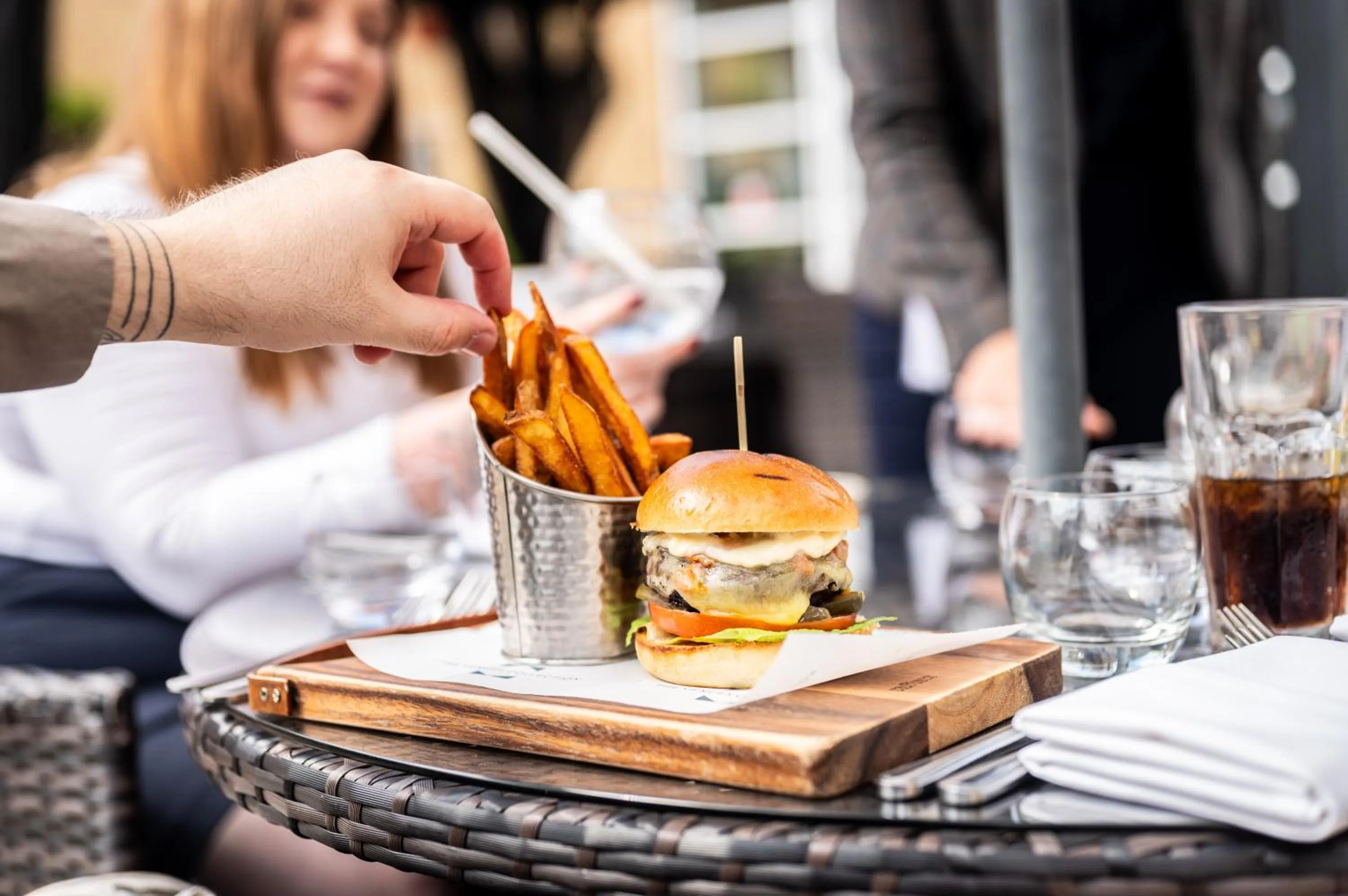 Food close-up in Eastwood Hall