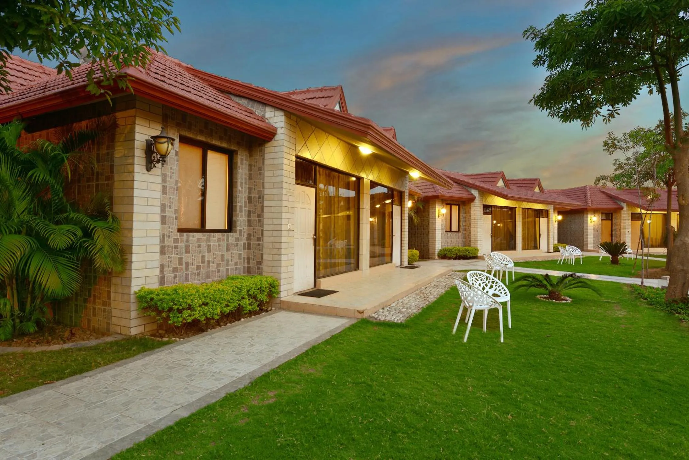 Patio in Shri Radha Brij Vasundhara Resort & Spa