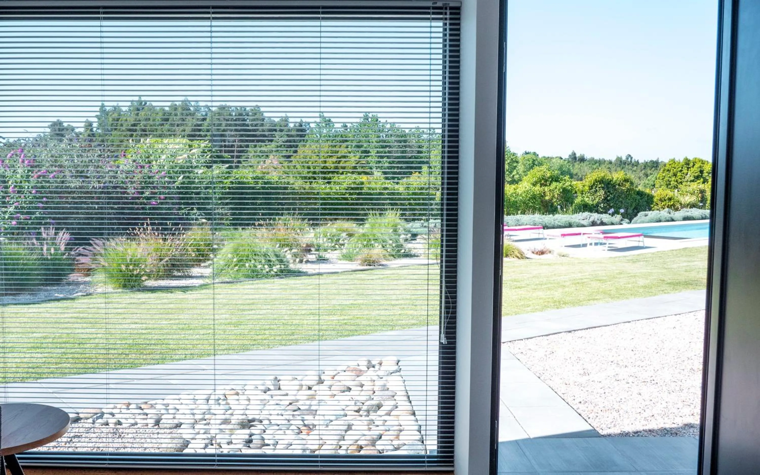 Garden view in Flamboyant Boutique B&B