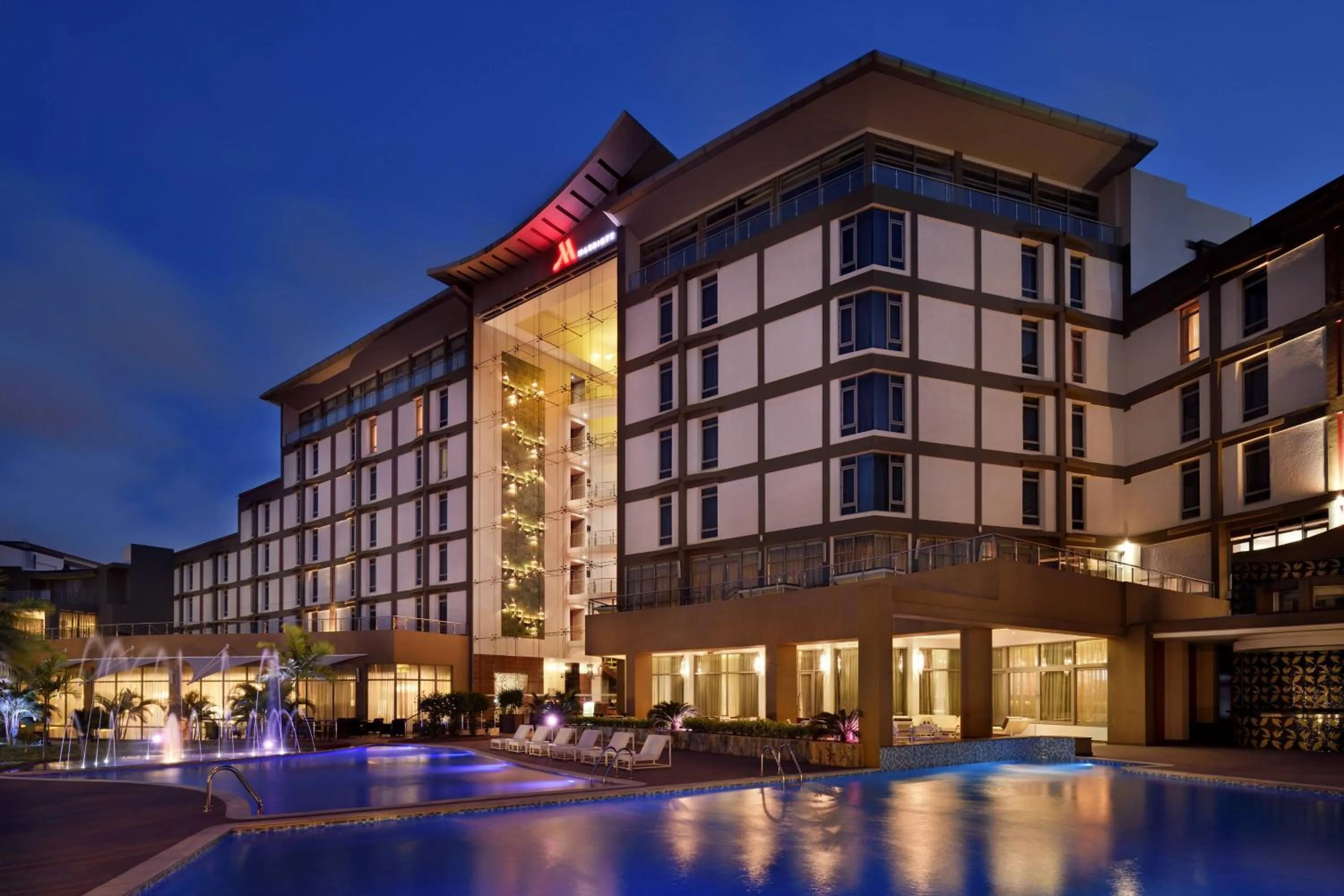 Property building in Accra Marriott Hotel