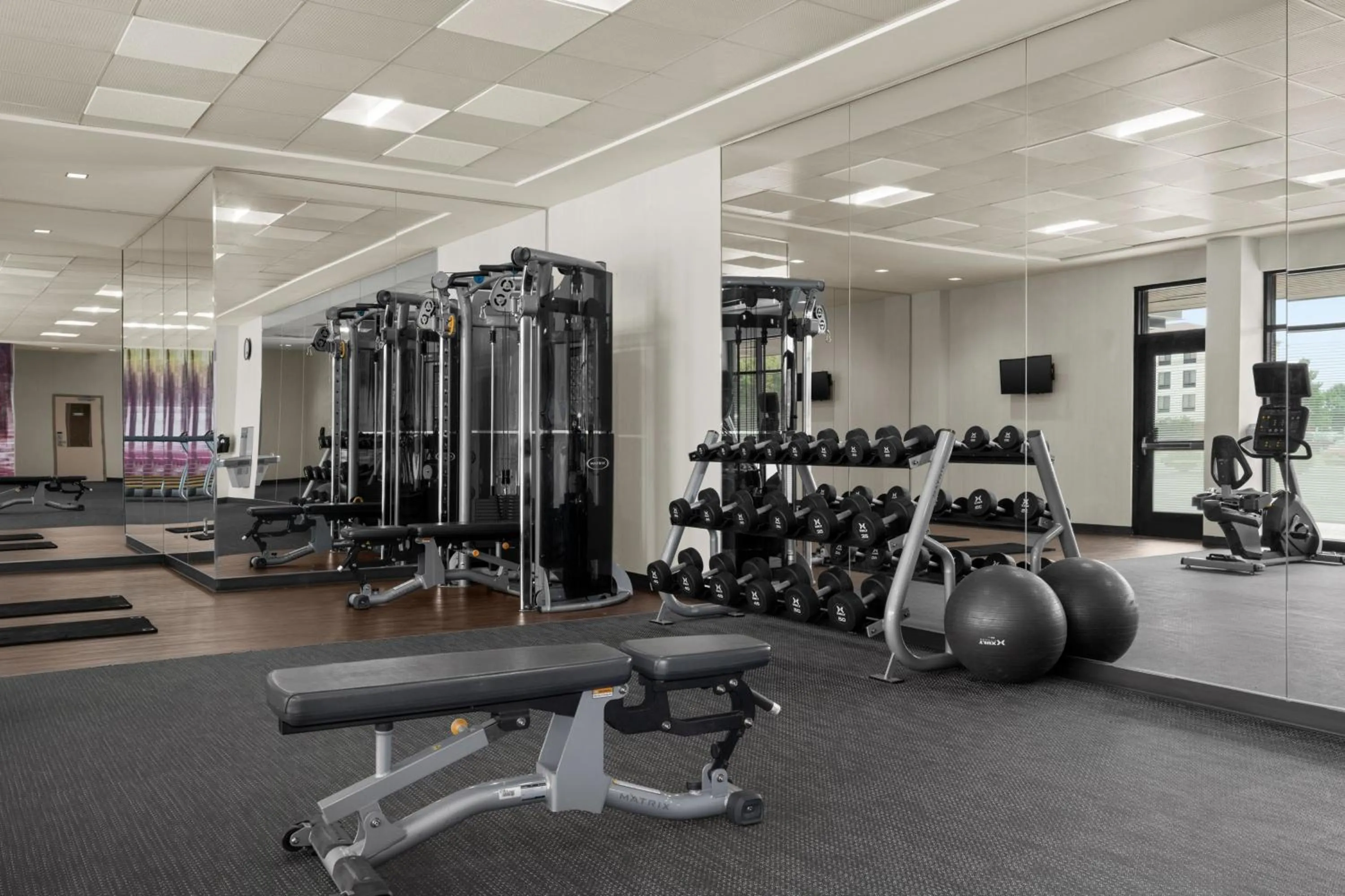 Fitness centre/facilities in Courtyard by Marriott Omaha East/Council Bluffs, IA