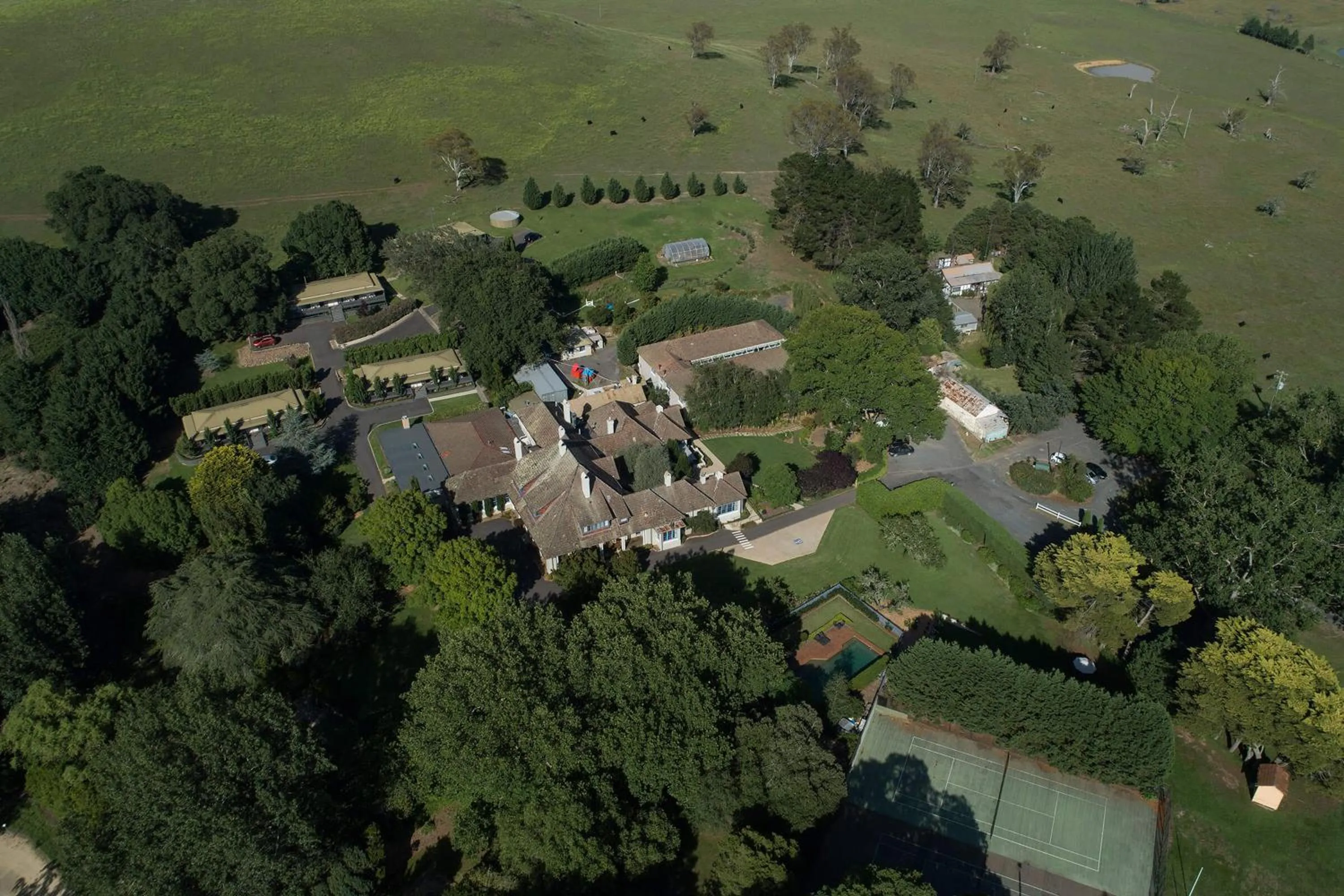 Bird's eye view in Peppers Manor House
