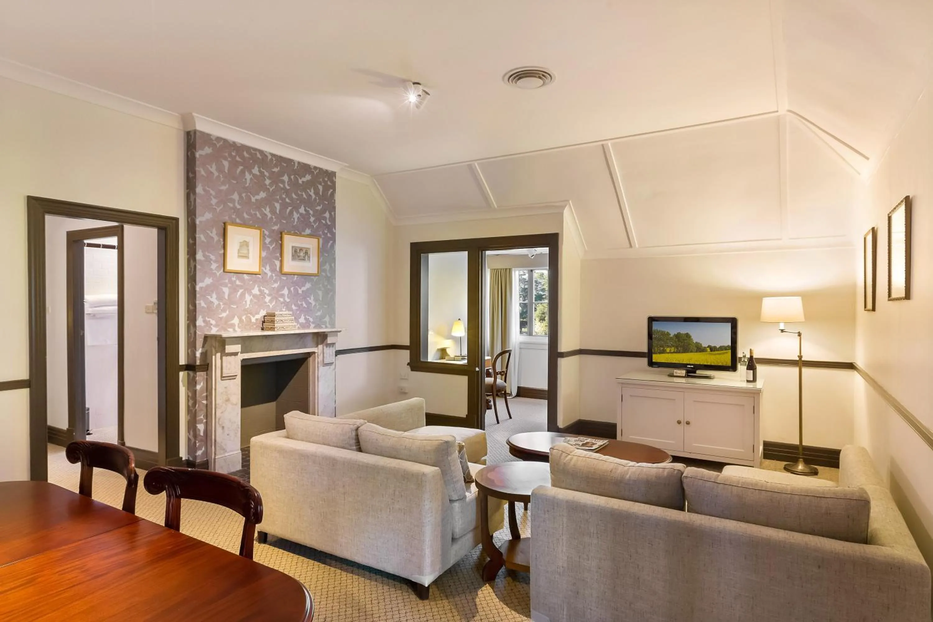 Living room in Peppers Manor House