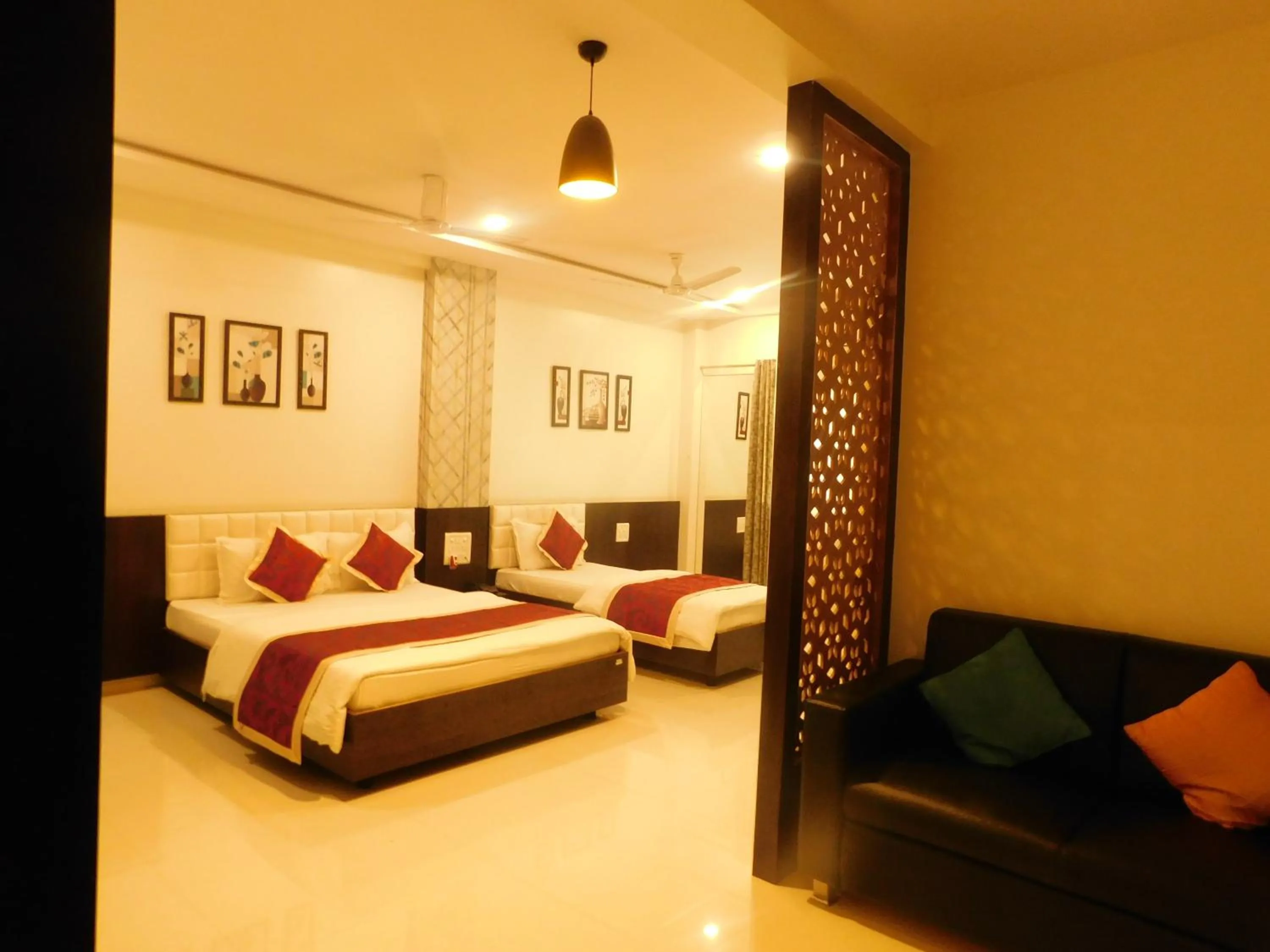 Photo of the whole room, Bed in Hotel Neem Tree