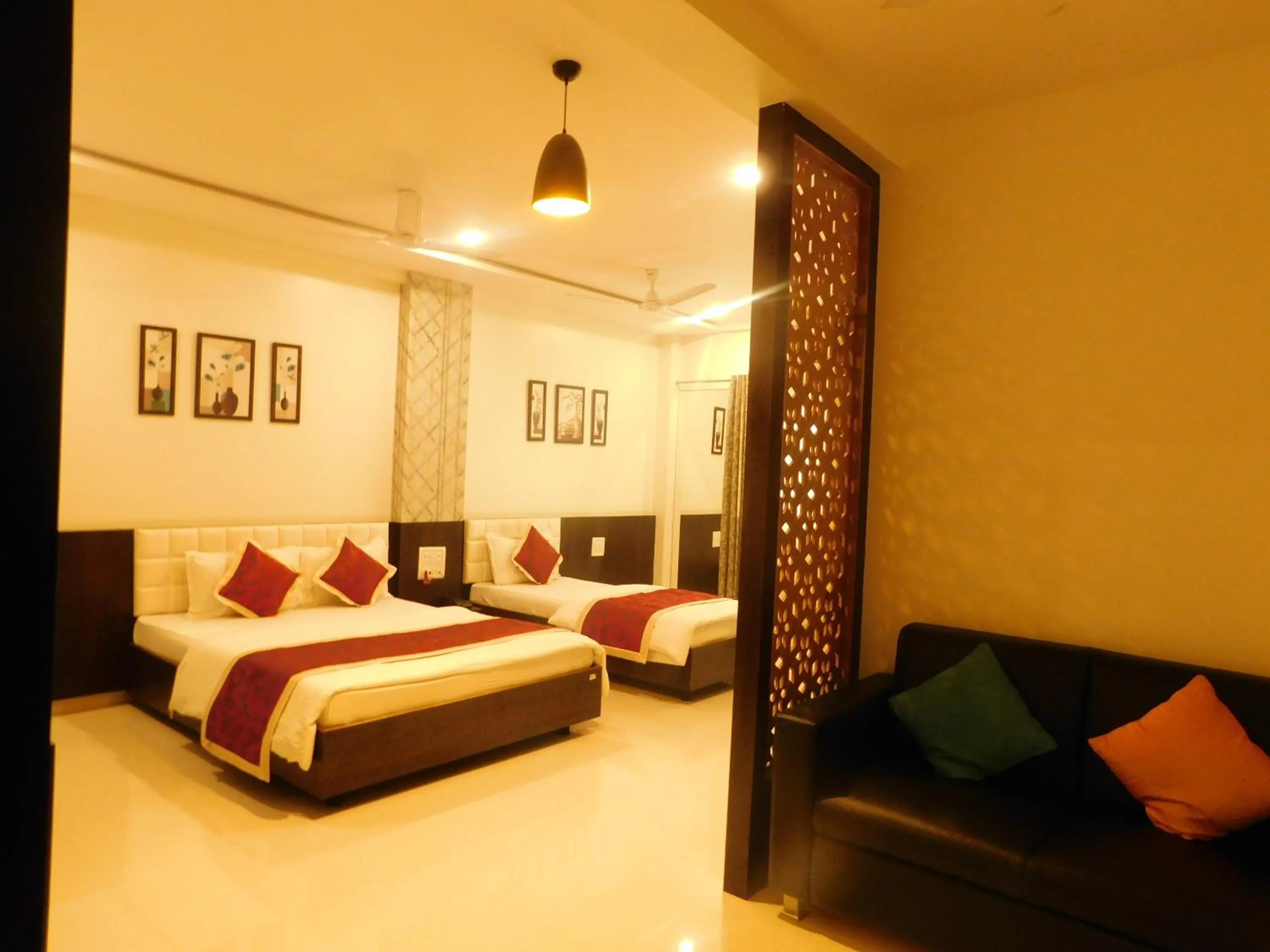 Photo of the whole room, Bed in Hotel Neem Tree