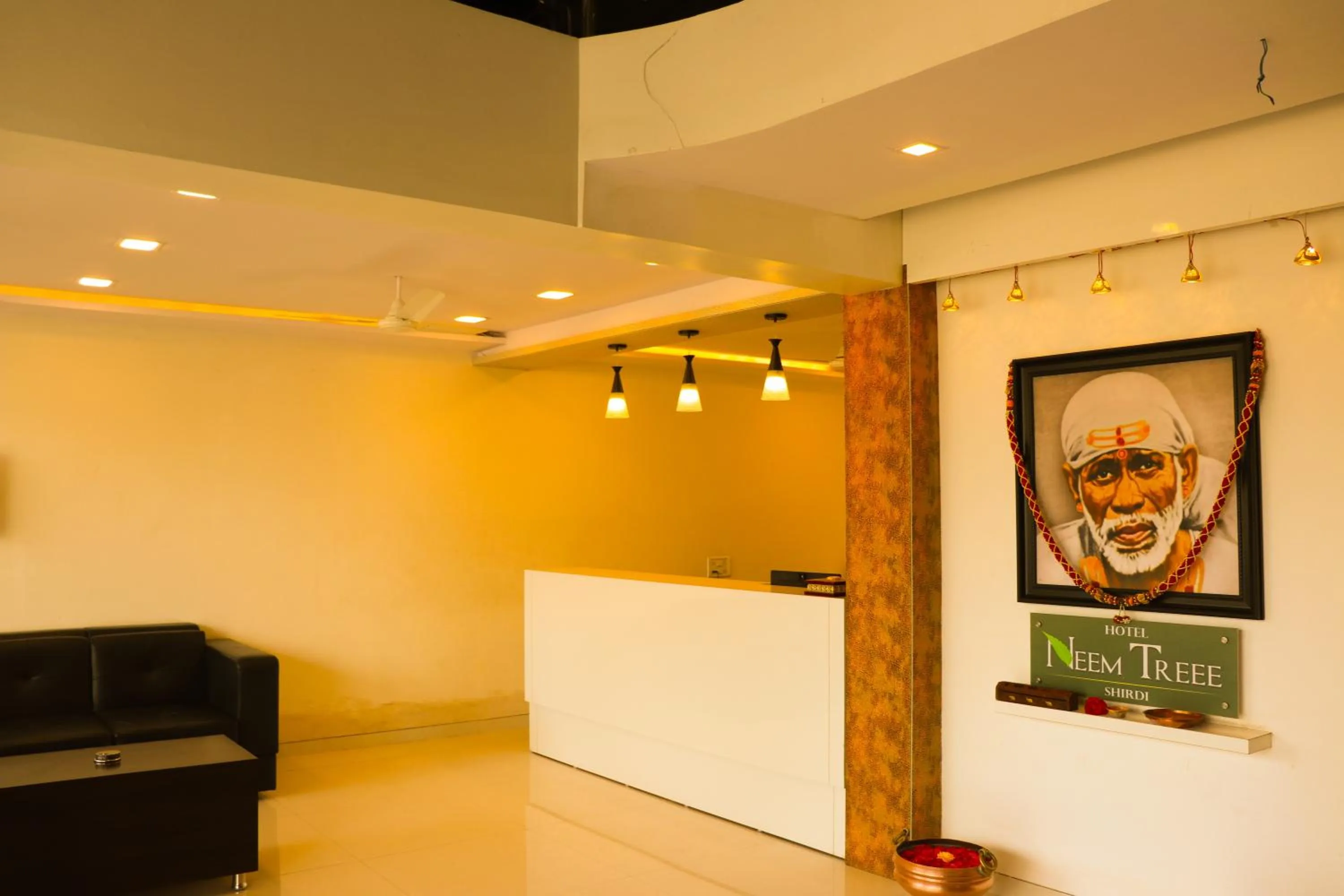 Lobby or reception in Hotel Neem Tree