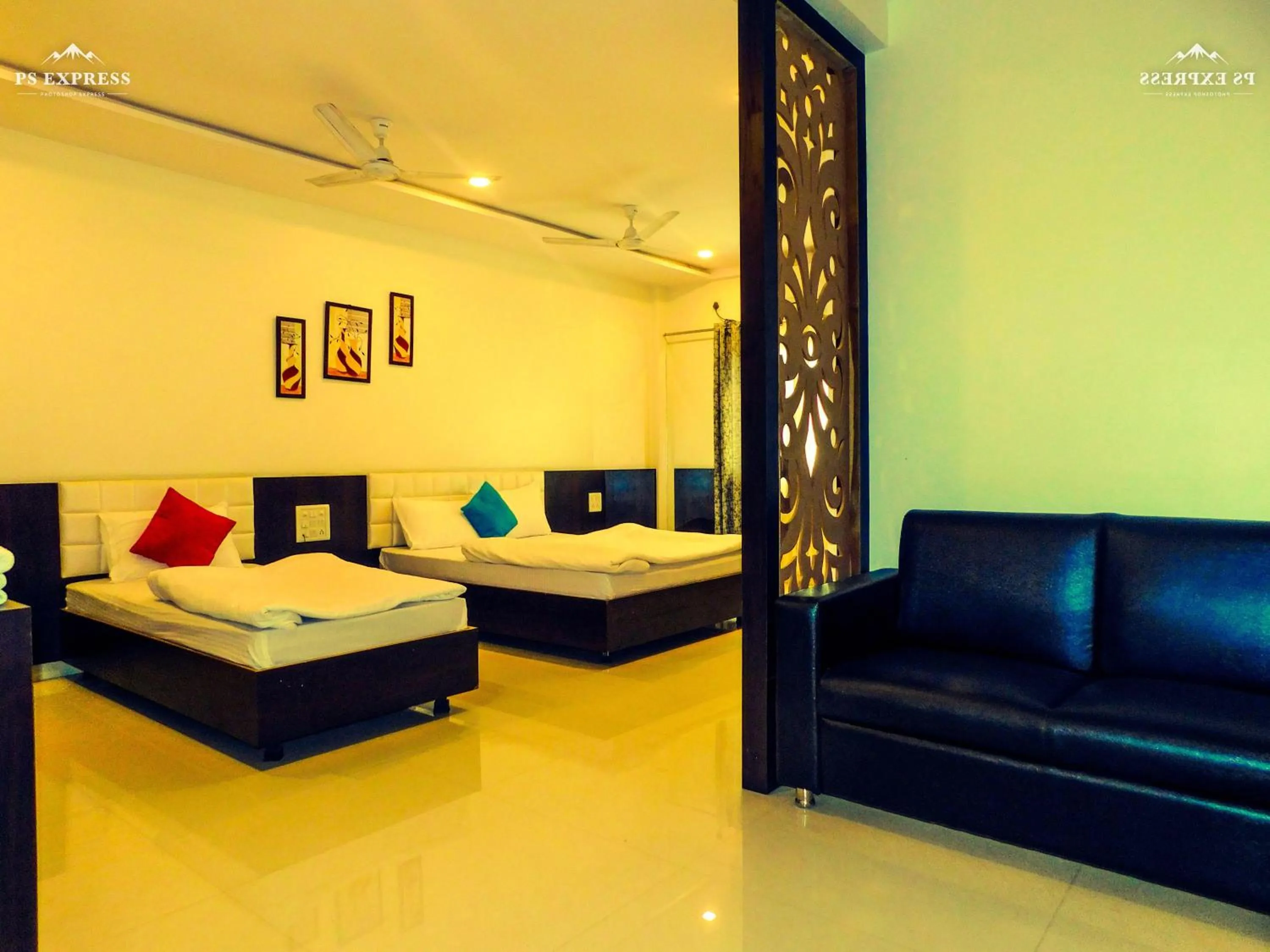 Photo of the whole room, Bed in Hotel Neem Tree